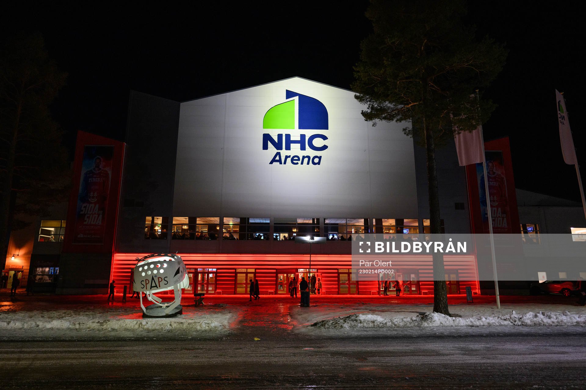 NHC Arena innan ishockeymatchen i SHL mellan Timrå och