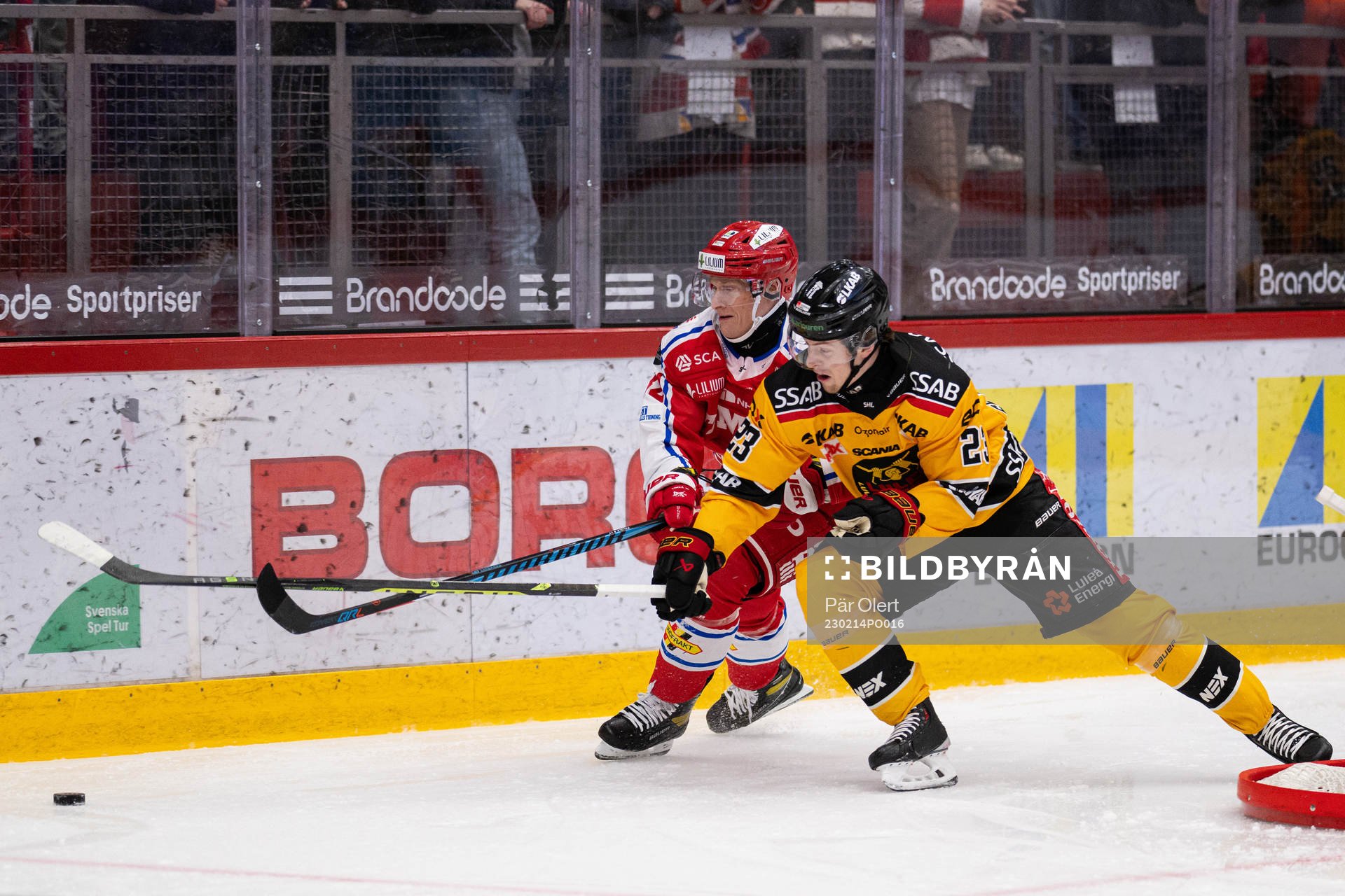 Timrås Olli Palola och Luleås Jesper Sellgren