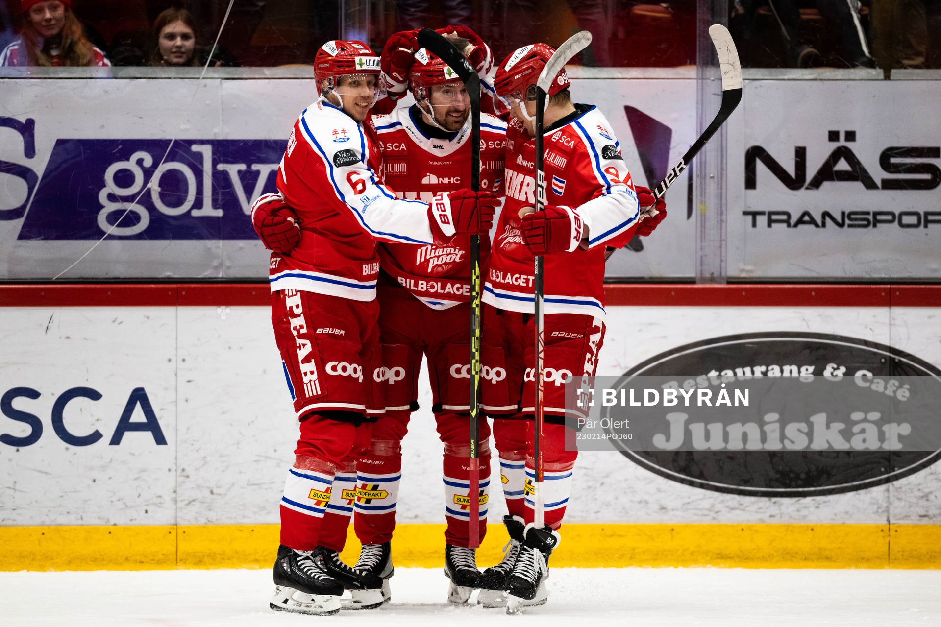 Timrås Albin Lundin jublar