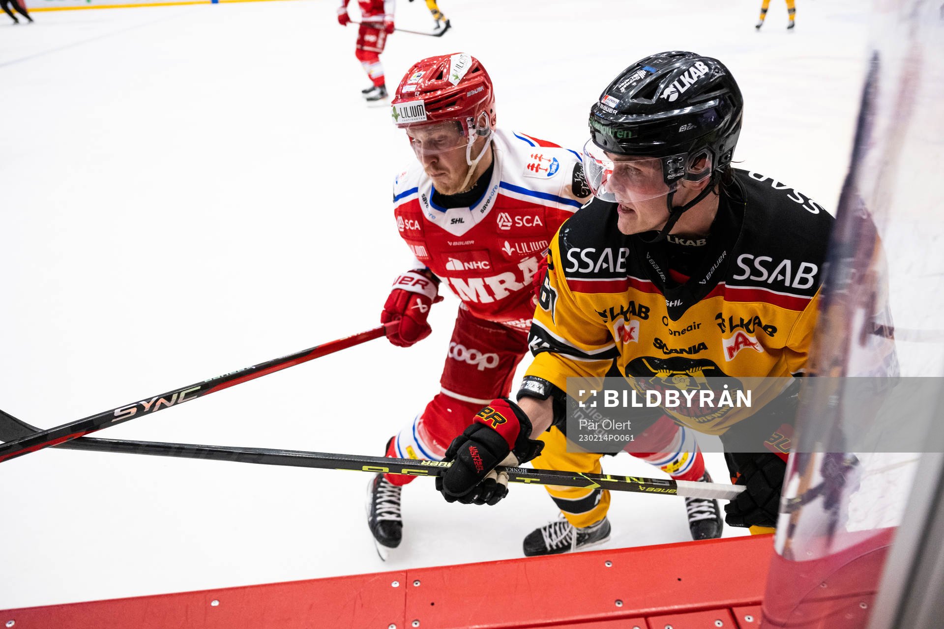 Timrås Erik Andersson och Luleås Julius Honka