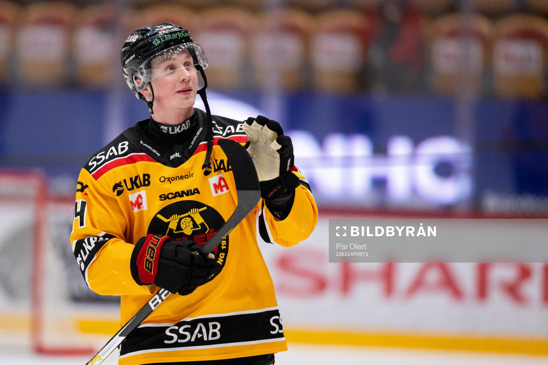 Luleås Jonas Berglund jublar