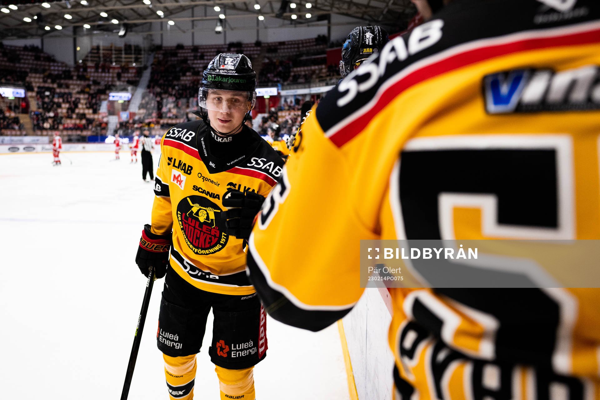 Luleås Jonas Berglund jublar