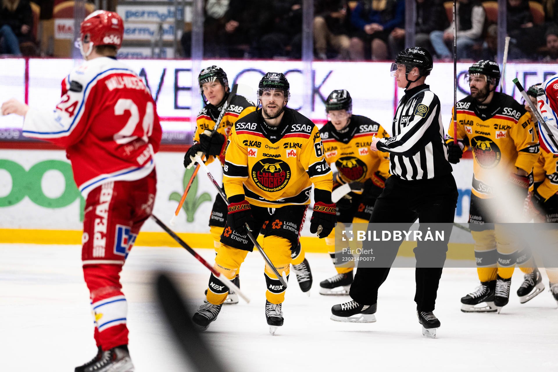 Luleås Konstantin Komarek jublar