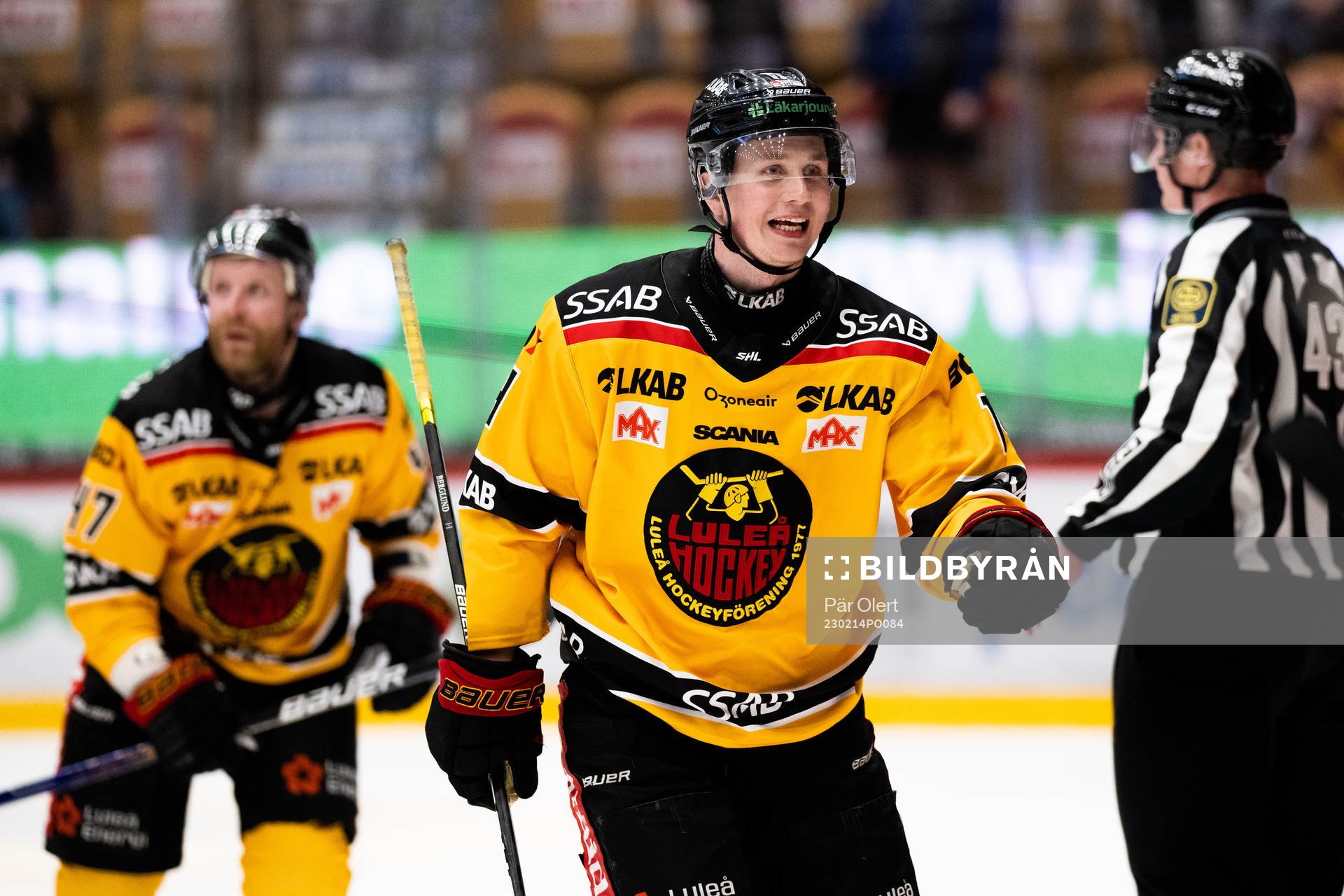 Luleås Jonas Berglund jublar