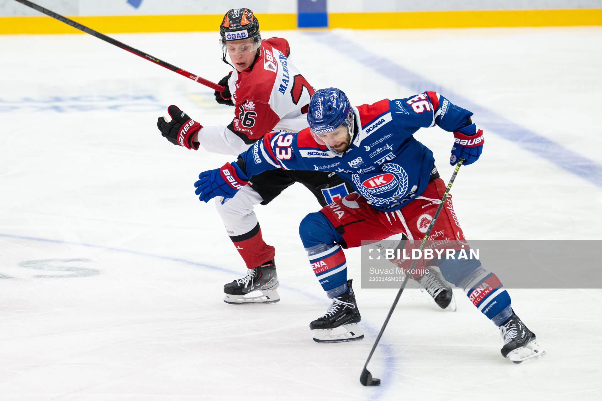 Örebros Elias Pettersson och Oskarshamns Cameron Brace