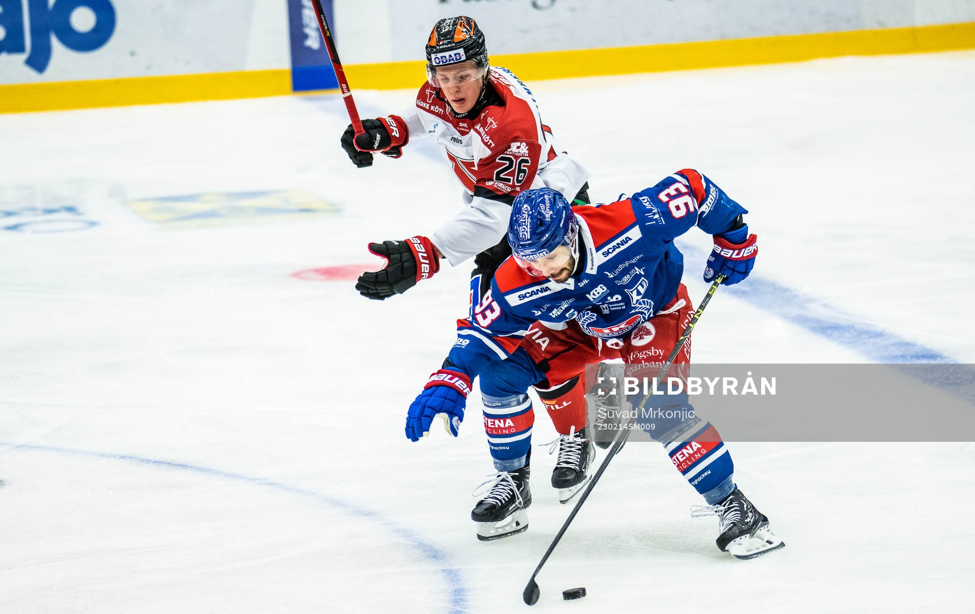 Örebros Elias Pettersson och Oskarshamns Cameron Brace