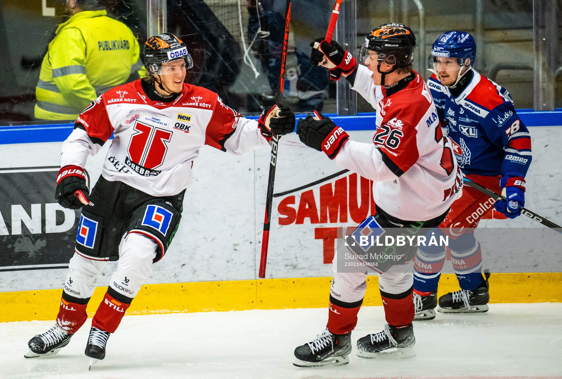 Örebros Marcus Hardegård jublar
