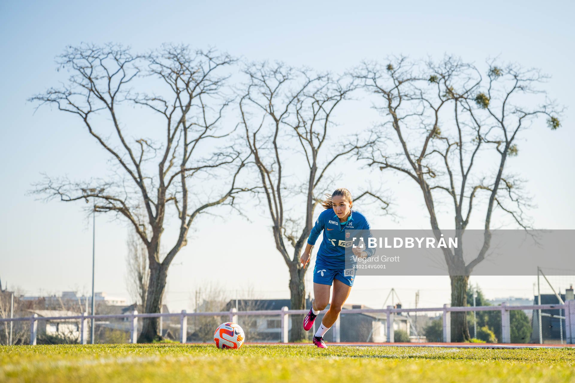 Guro Reiten of the Norwegian women's national football team