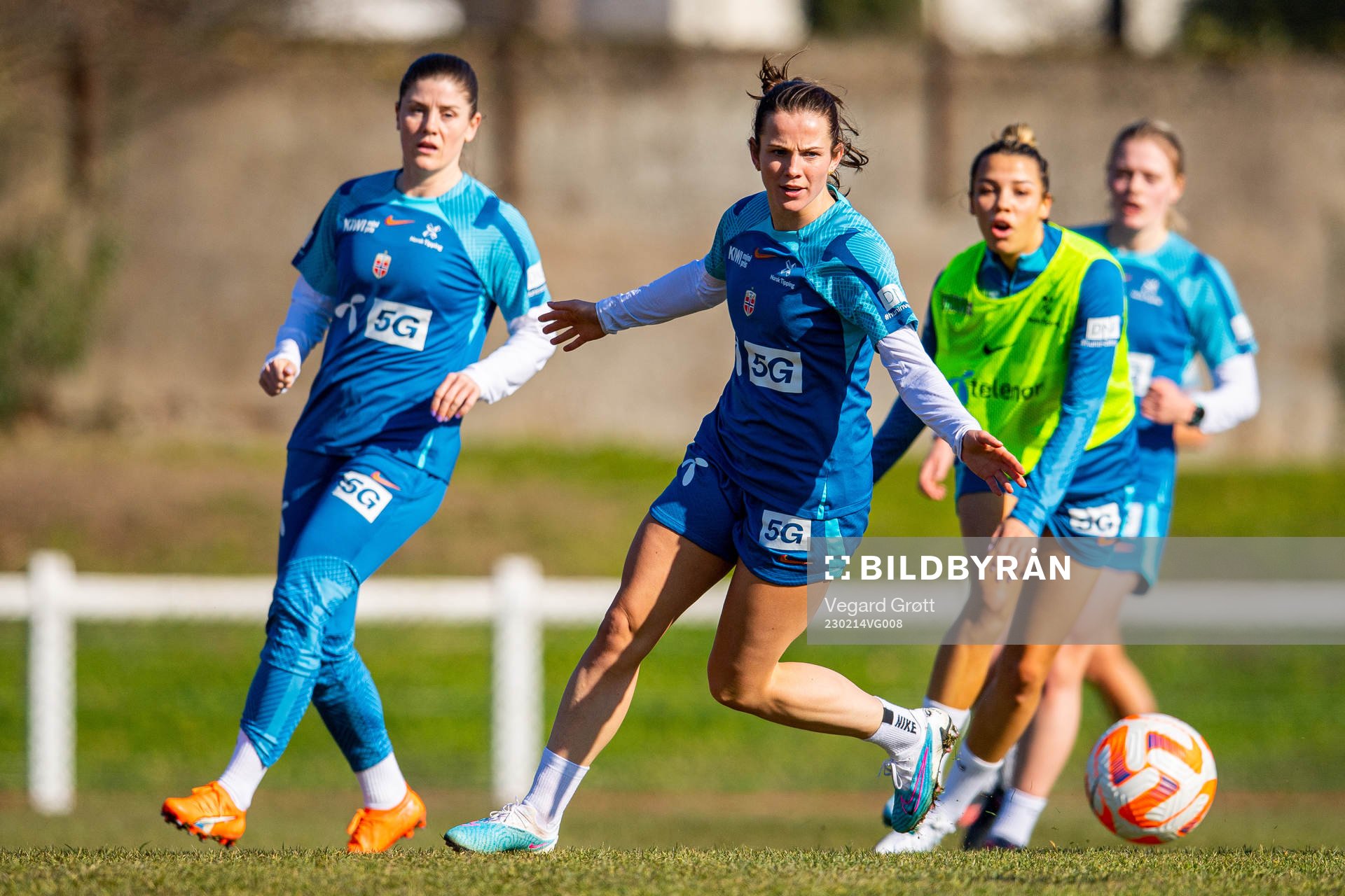 Tuva Hansen of the Norwegian women's national football team