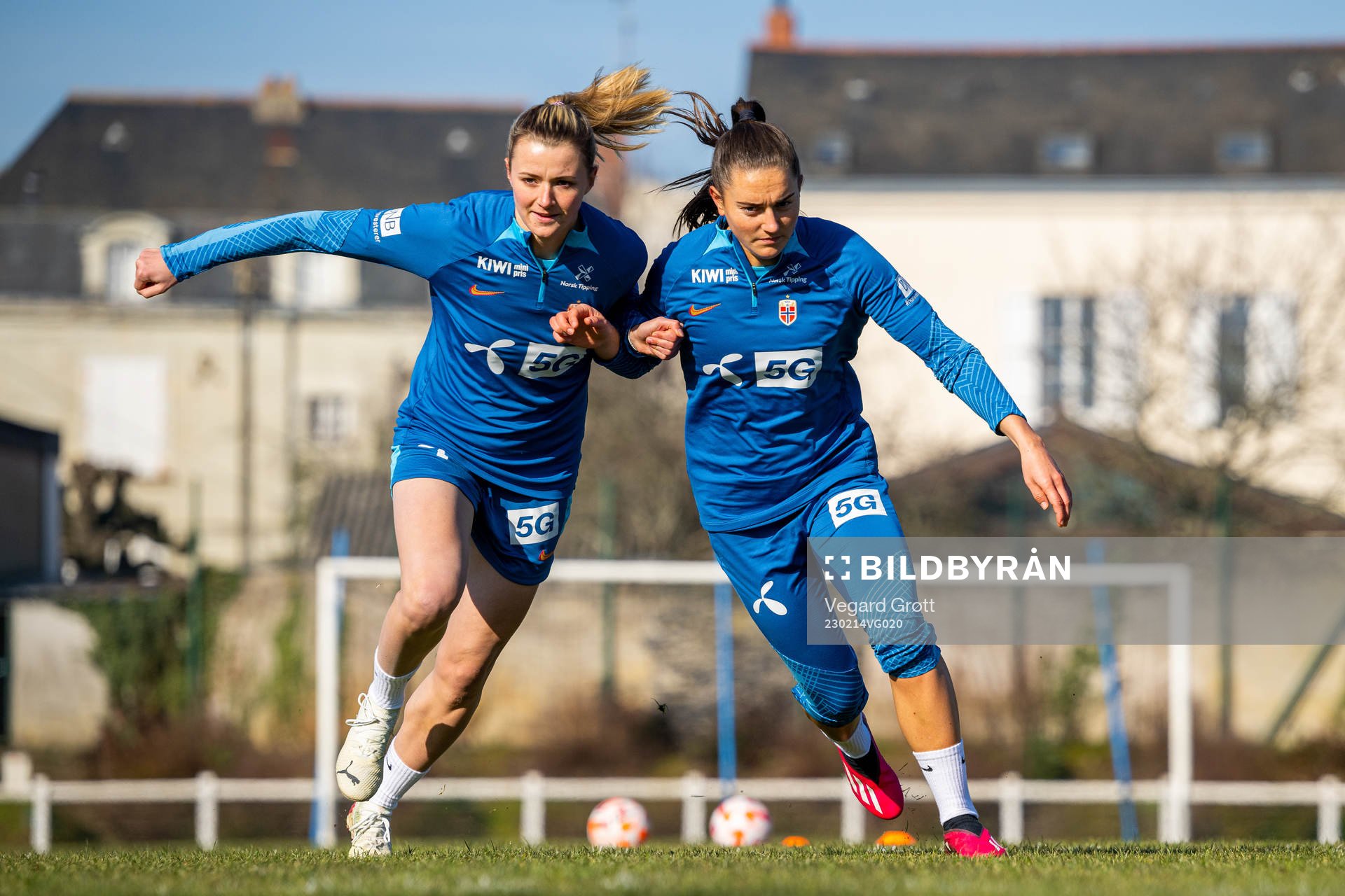 Thea Sørbo and Vilde Bøe Risa of the Norwegian women's