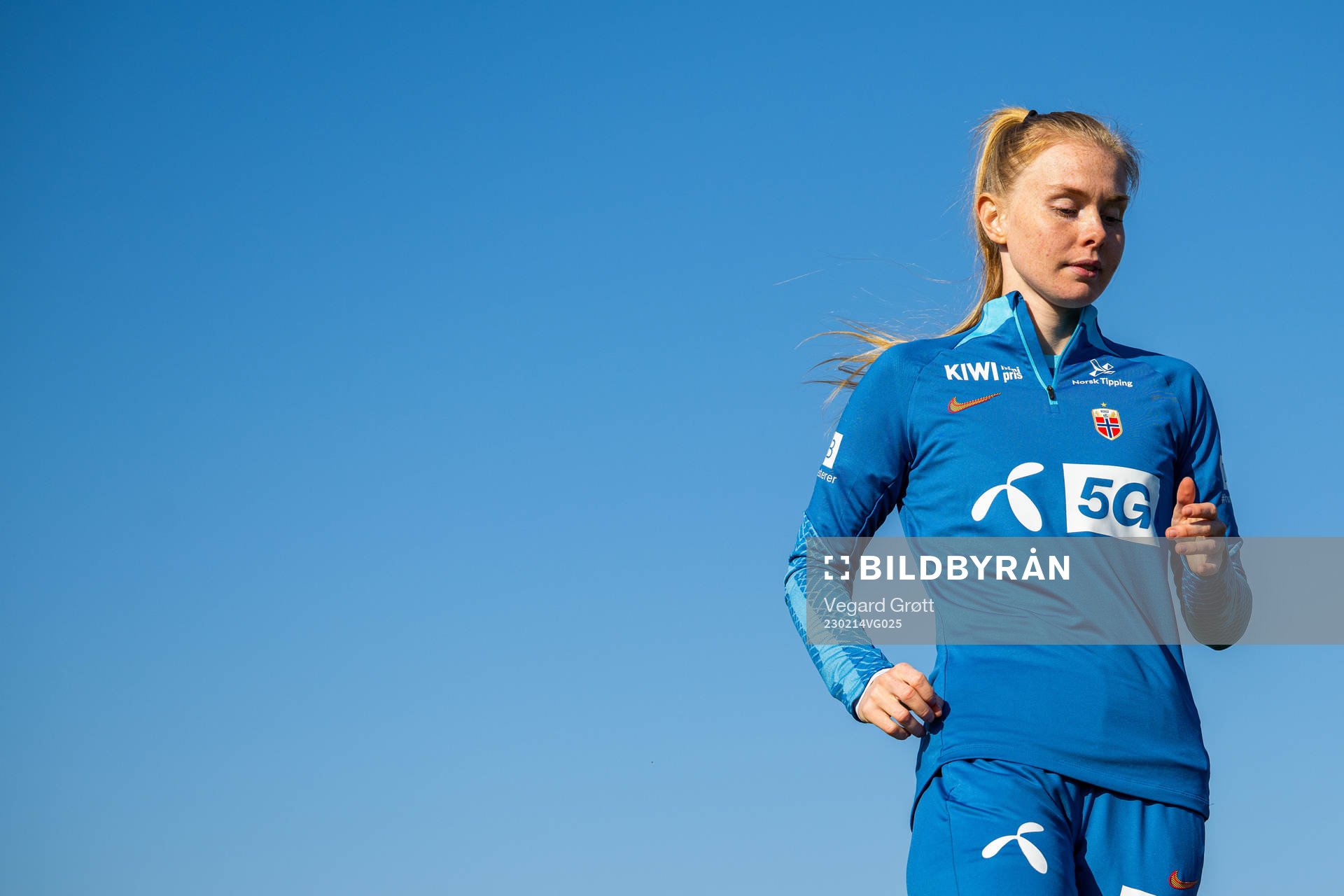 Malin Brenn of the Norwegian women's national football team