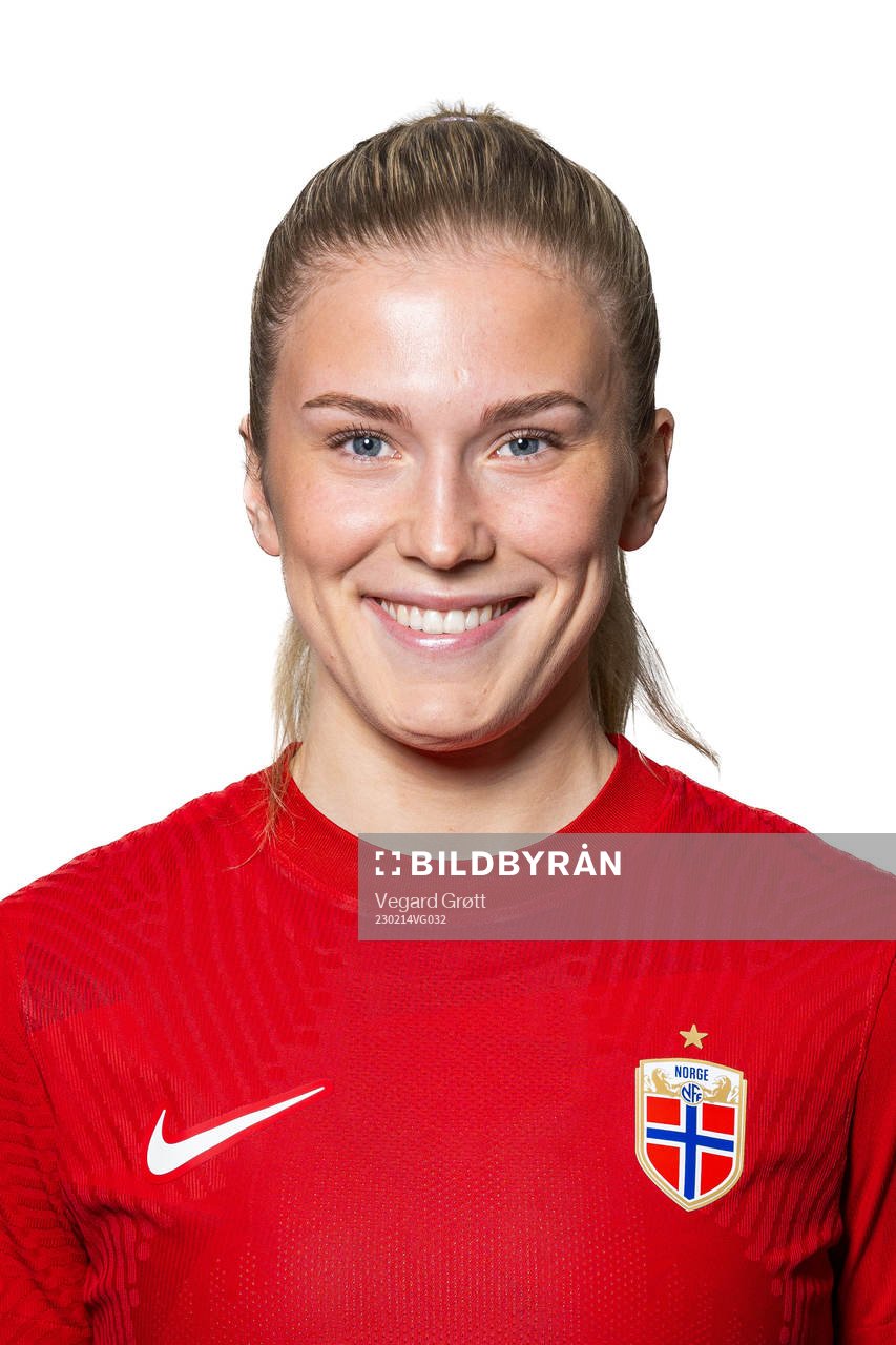 Emilie Nautnes of the Norwegian women's national football