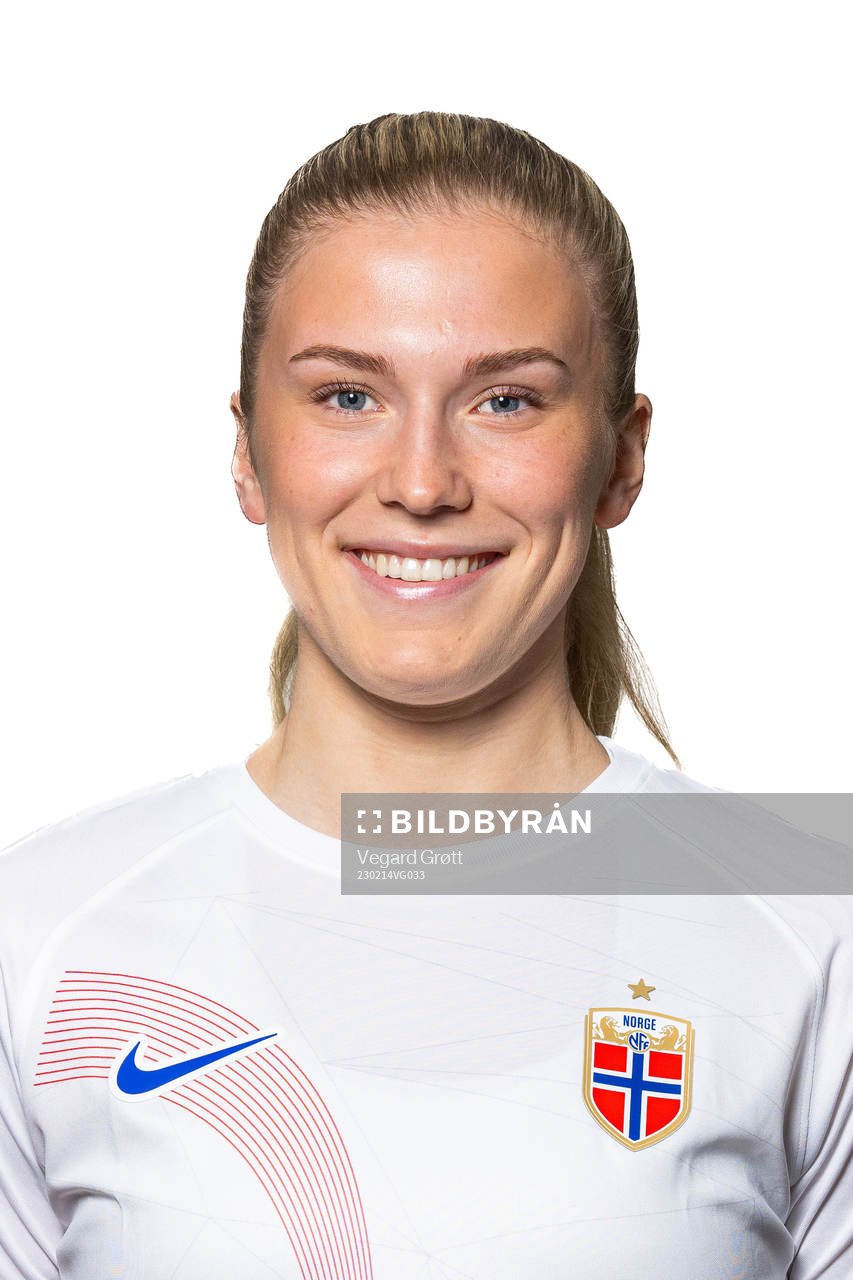 Emilie Nautnes of the Norwegian women's national football