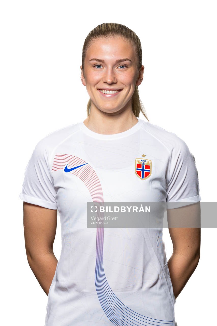 Emilie Nautnes of the Norwegian women's national football