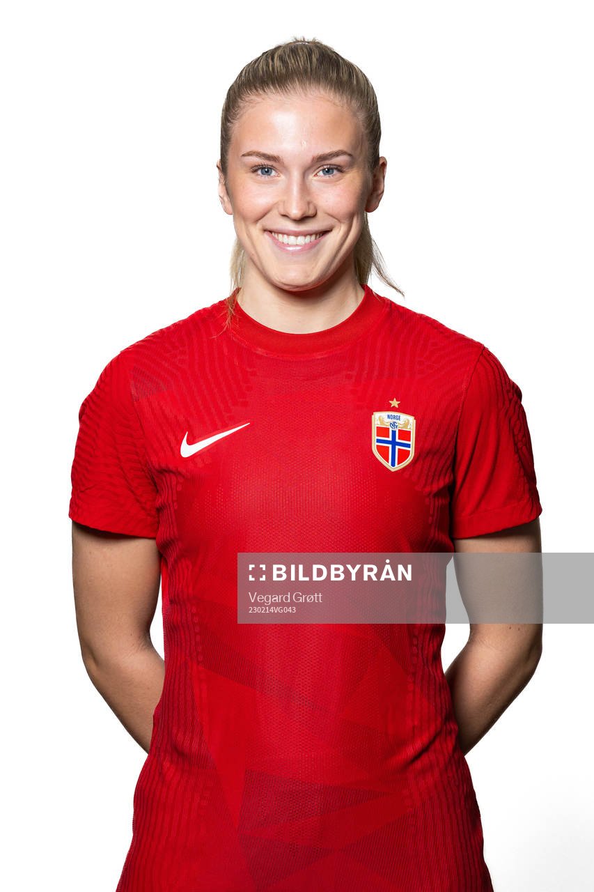 Emilie Nautnes of the Norwegian women's national football