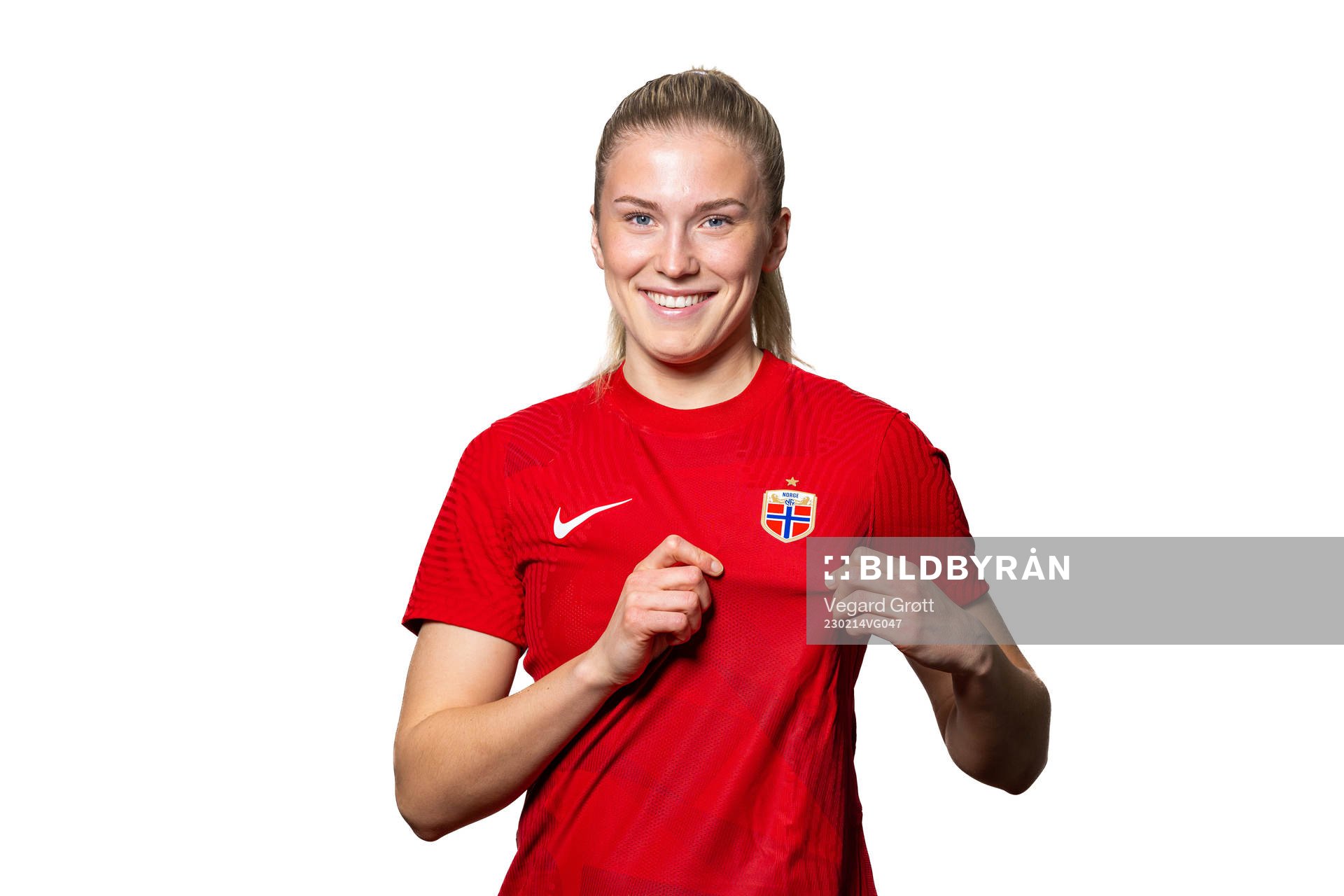 Emilie Nautnes of the Norwegian women's national football
