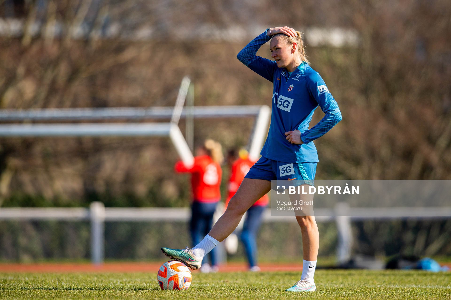 Frida Maanum of the Norwegian women's national football team