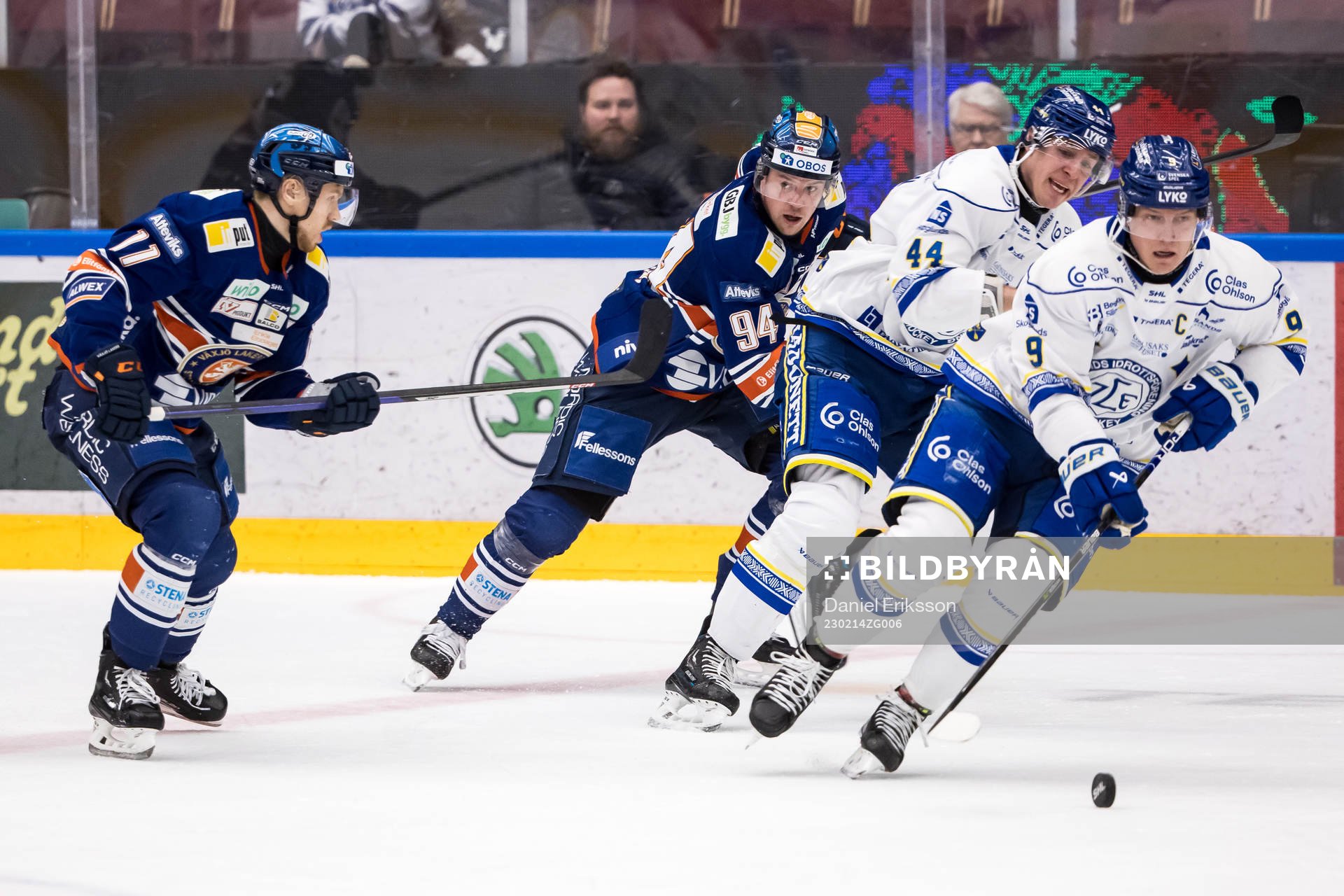 Leksands Patrik Zackrisson och Carter Ashton och Växjös