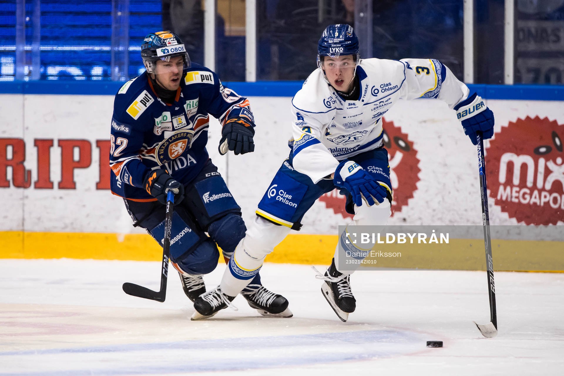 Växjös Manuel Ågren och Leksands Anton Johansson