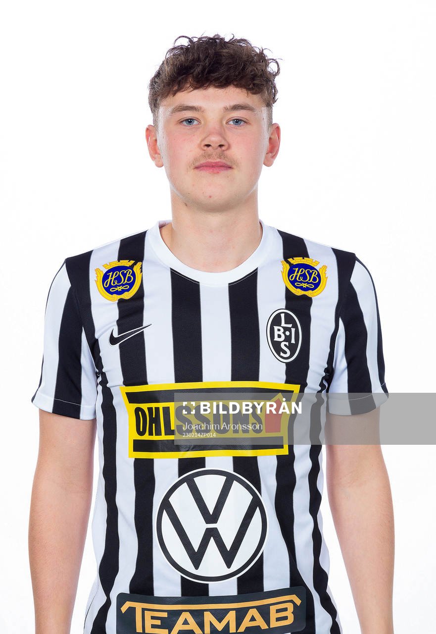 Landskronas Max Nilsson poserar för ett porträtt den 14 februari 2023 i Landskrona.