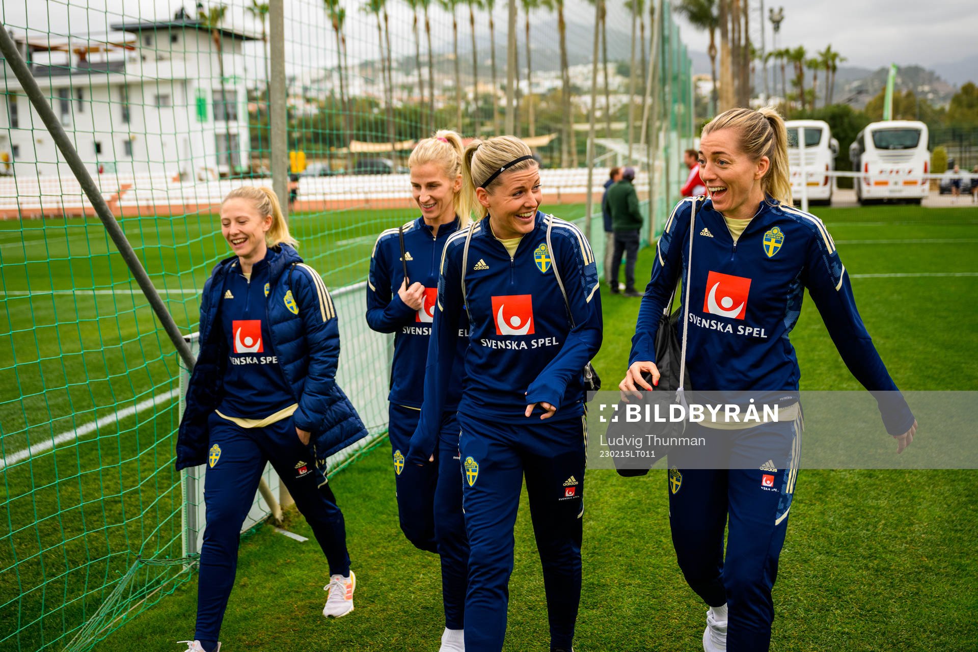 Rebecka Blomqvist, Sofia Jakobsson, Olivia Schough and