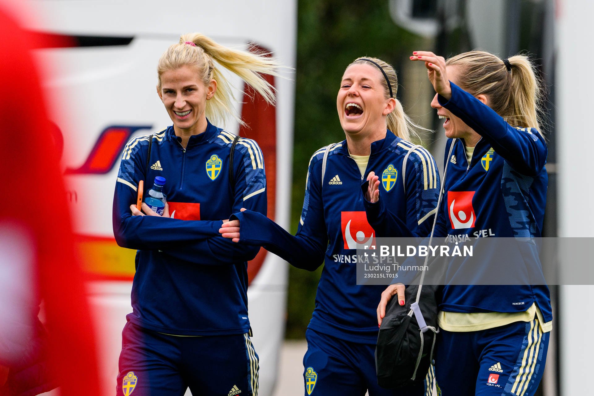 Sofia Jakobsson and Olivia Schough of the Swedish women's