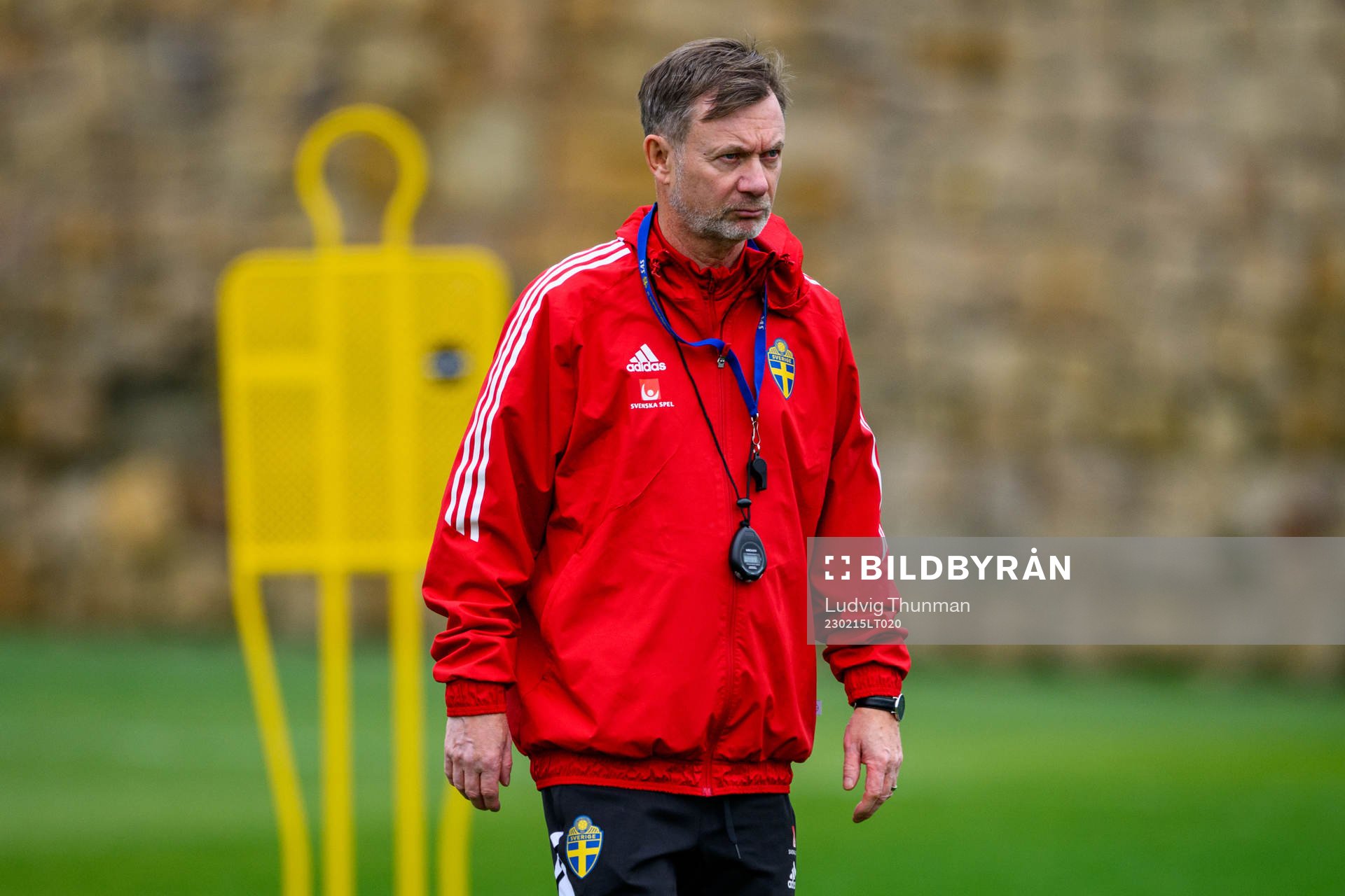 Head coach Peter Gerhardsson of the Swedish women's