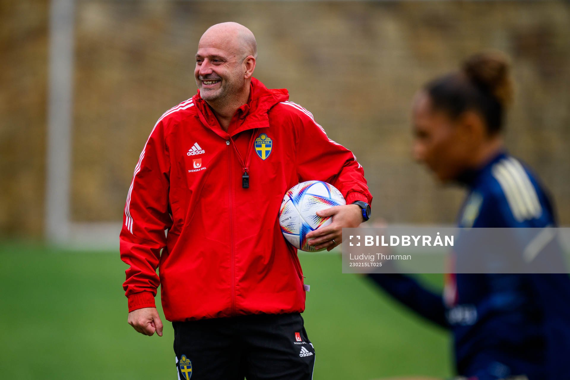 Assistant coach Magnus Wikman of the Swedish women's