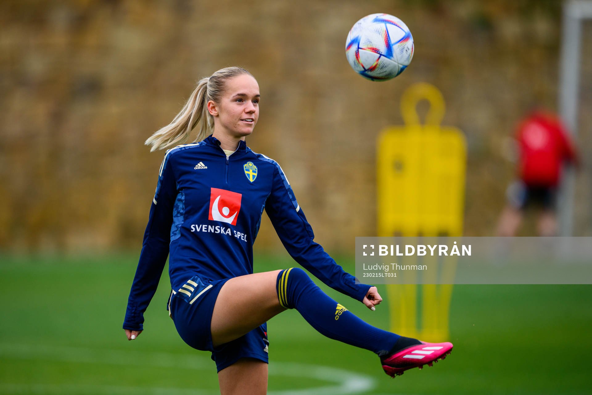 Hanna Lundkvist of the Swedish women's national football