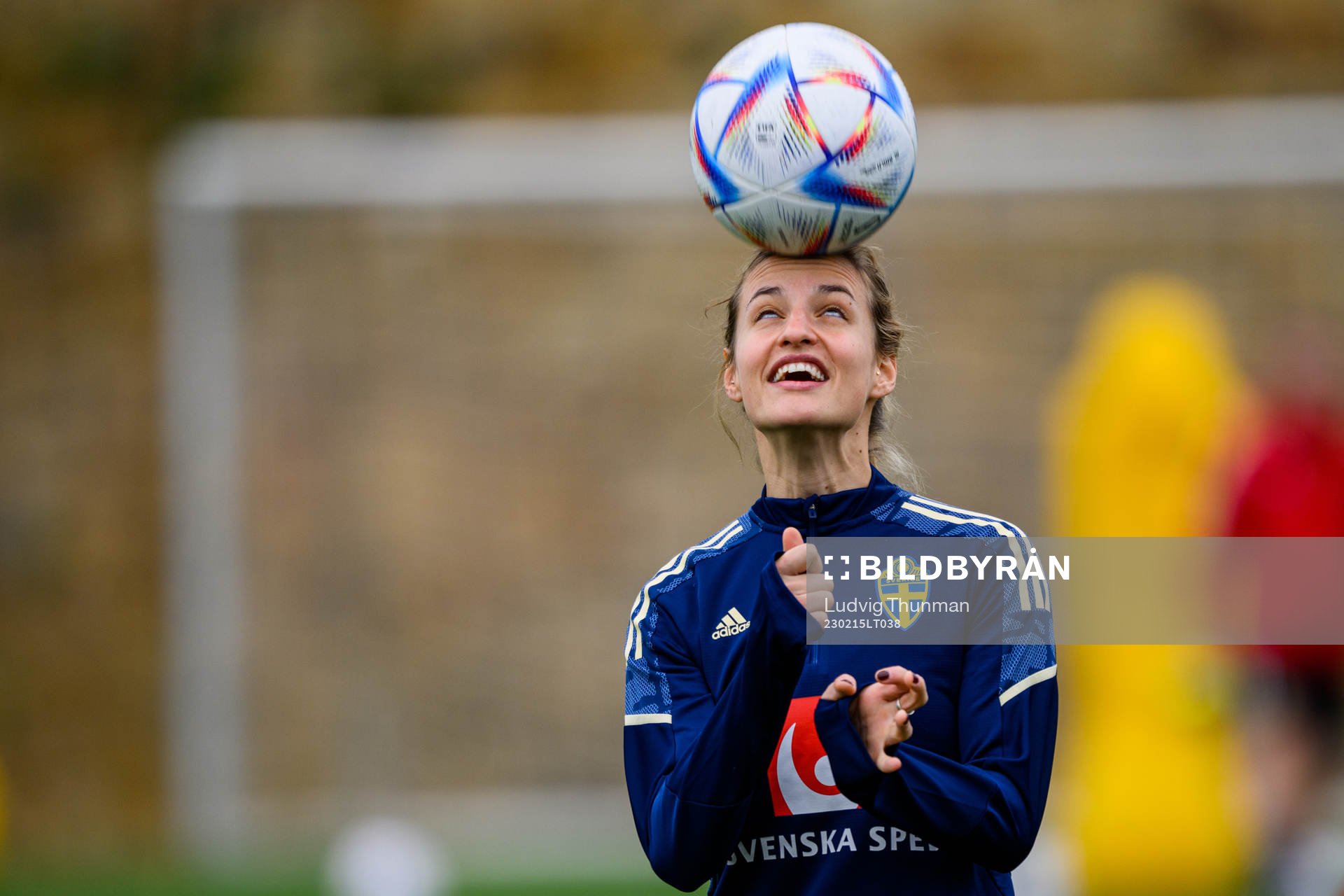 Nathalie Björn of the Swedish women's national football