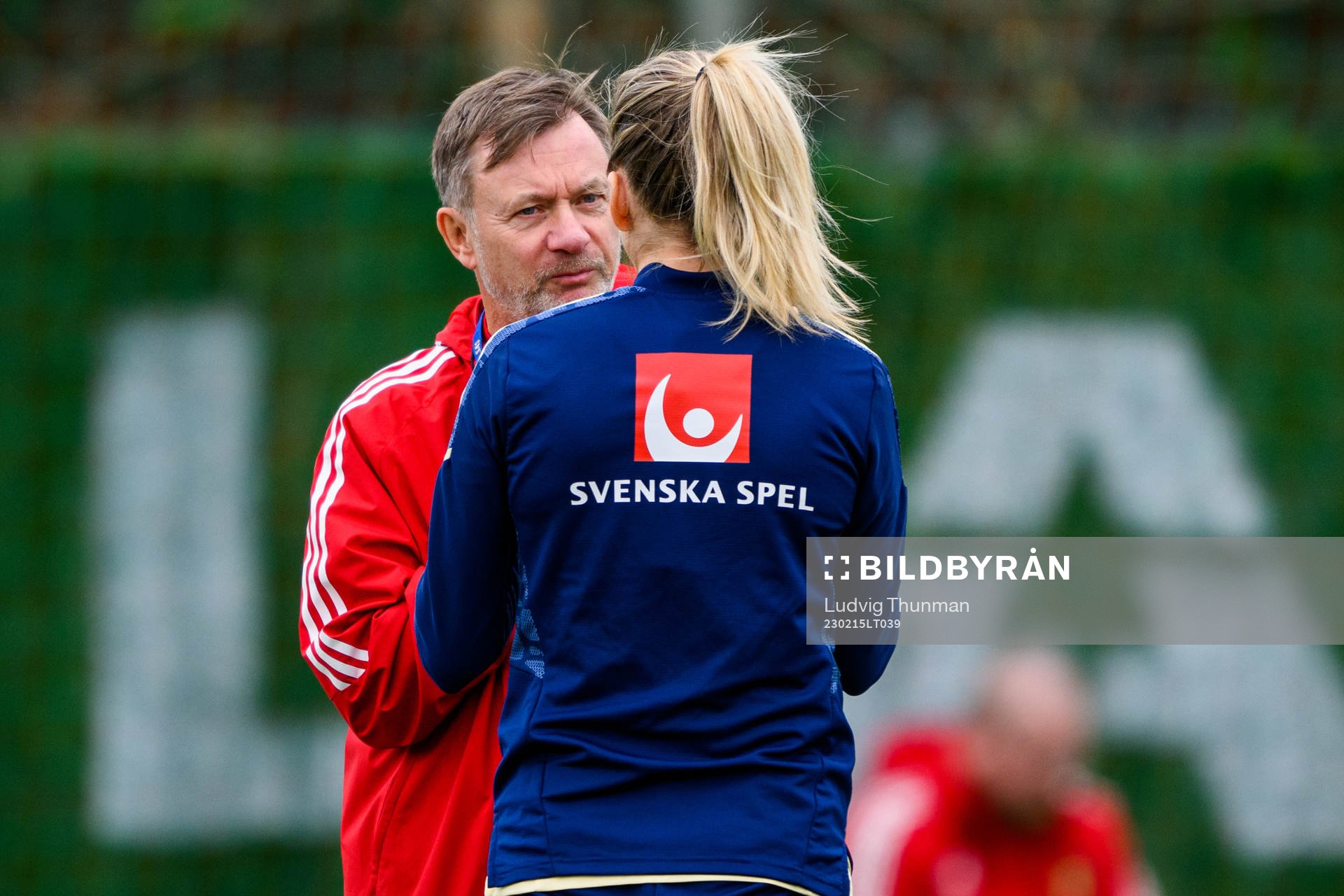 Head coach Peter Gerhardsson of the Swedish women's