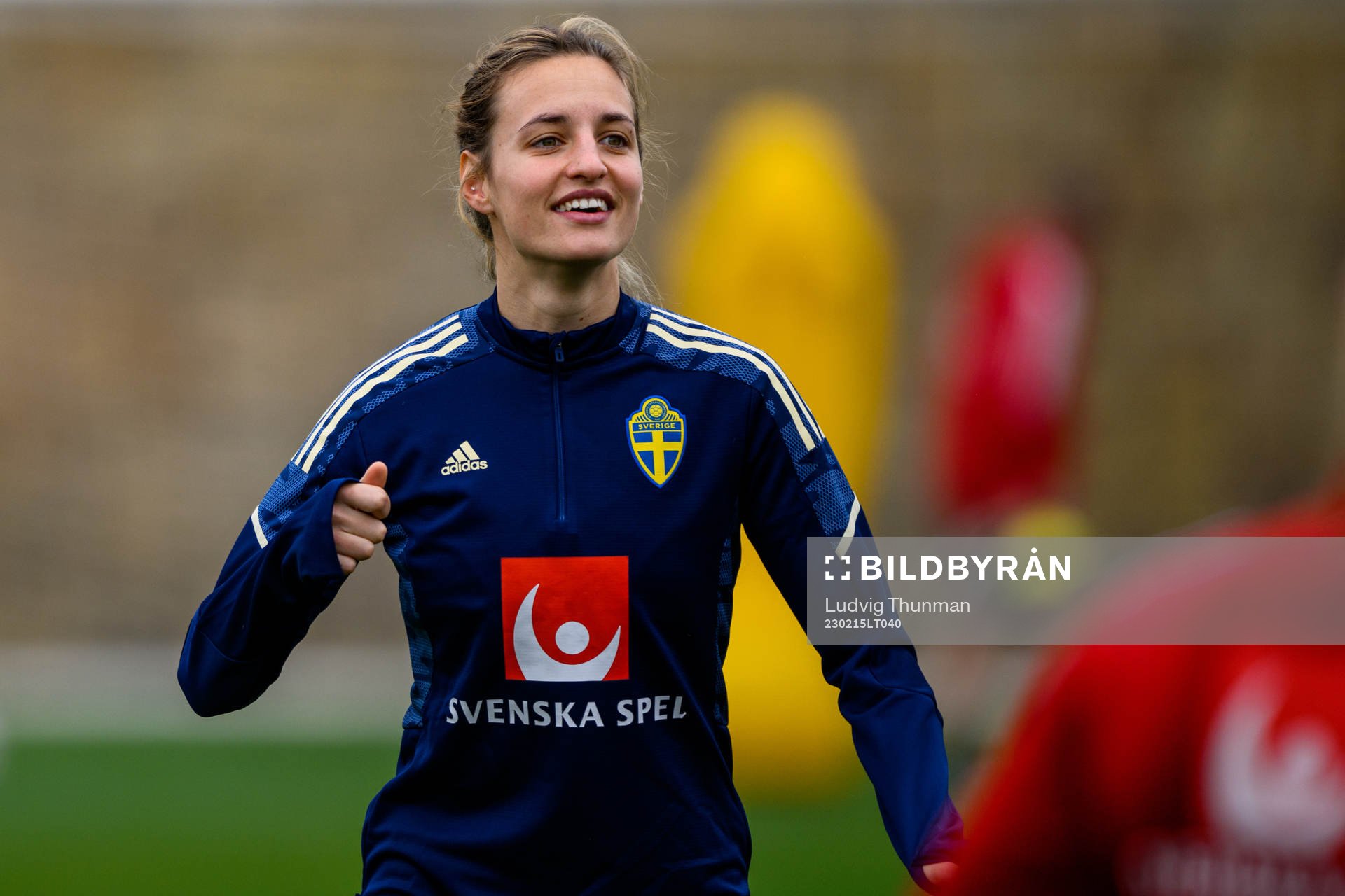 Nathalie Björn of the Swedish women's national football