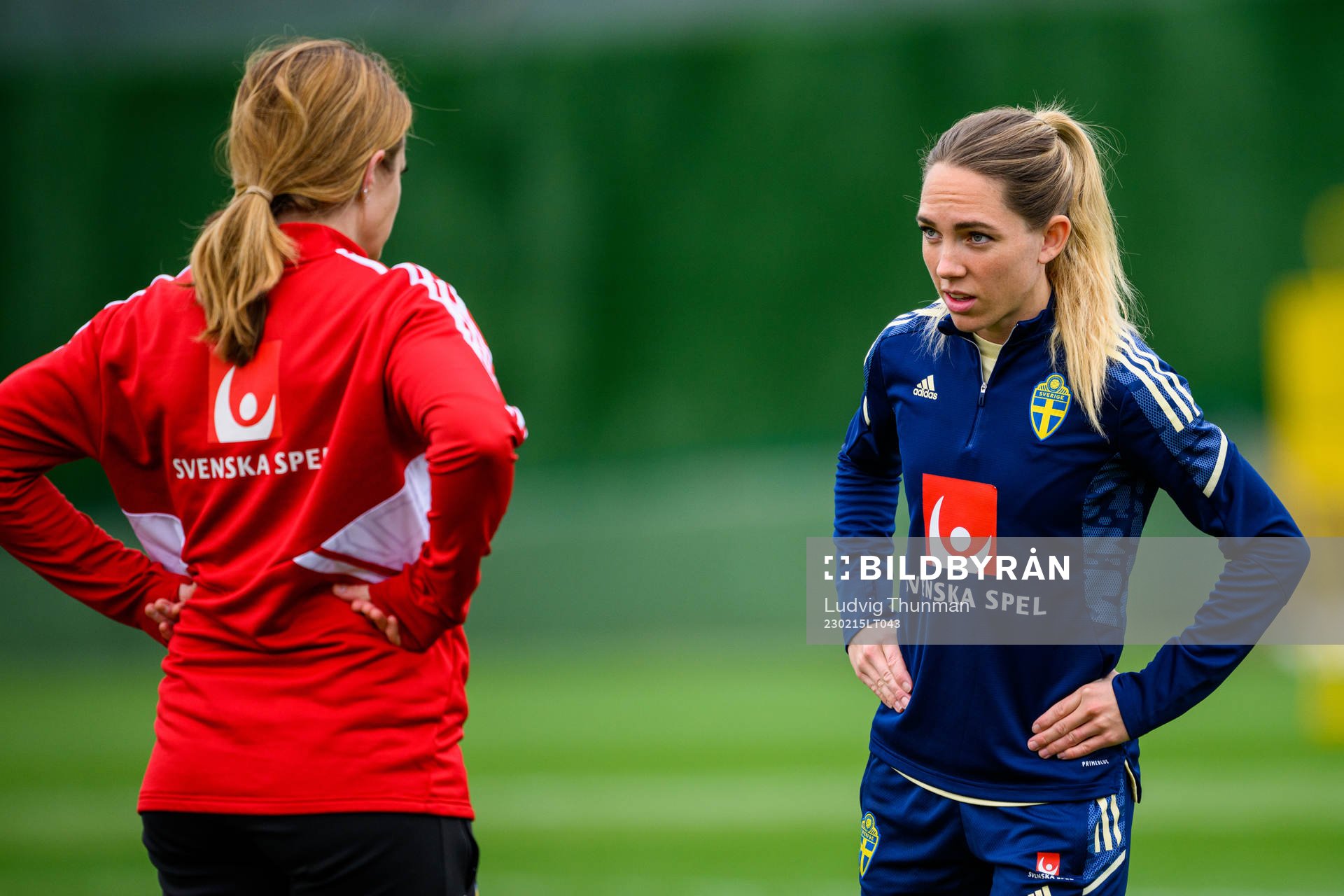 Elin Rubensson of the Swedish women's national football