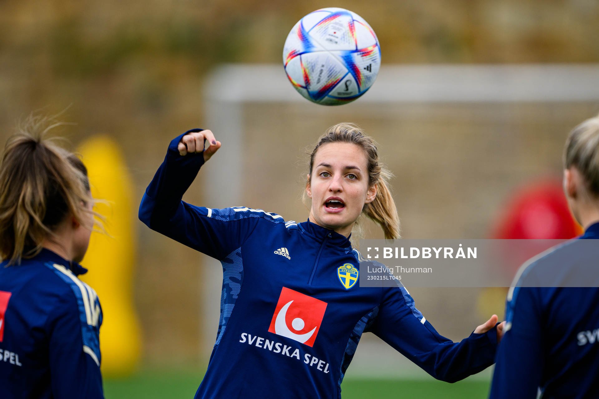 Nathalie Björn of the Swedish women's national football