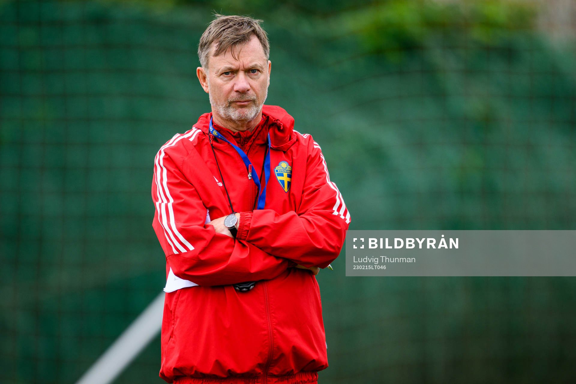 Head coach Peter Gerhardsson of the Swedish women's