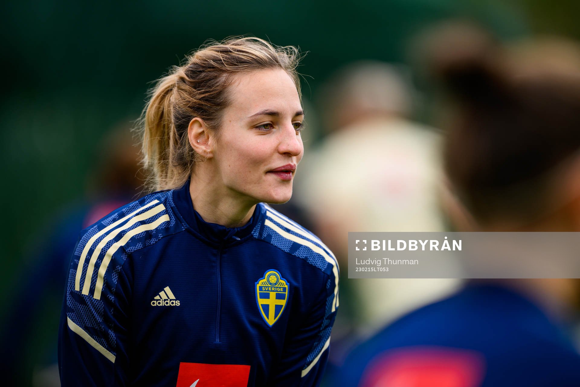 Nathalie Björn of the Swedish women's national football