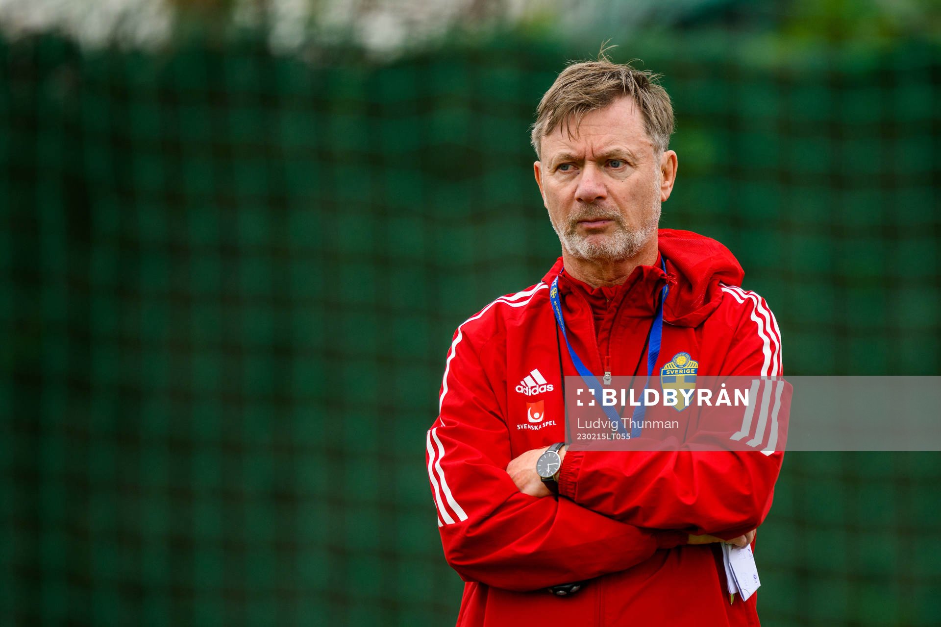 Head coach Peter Gerhardsson of the Swedish women's