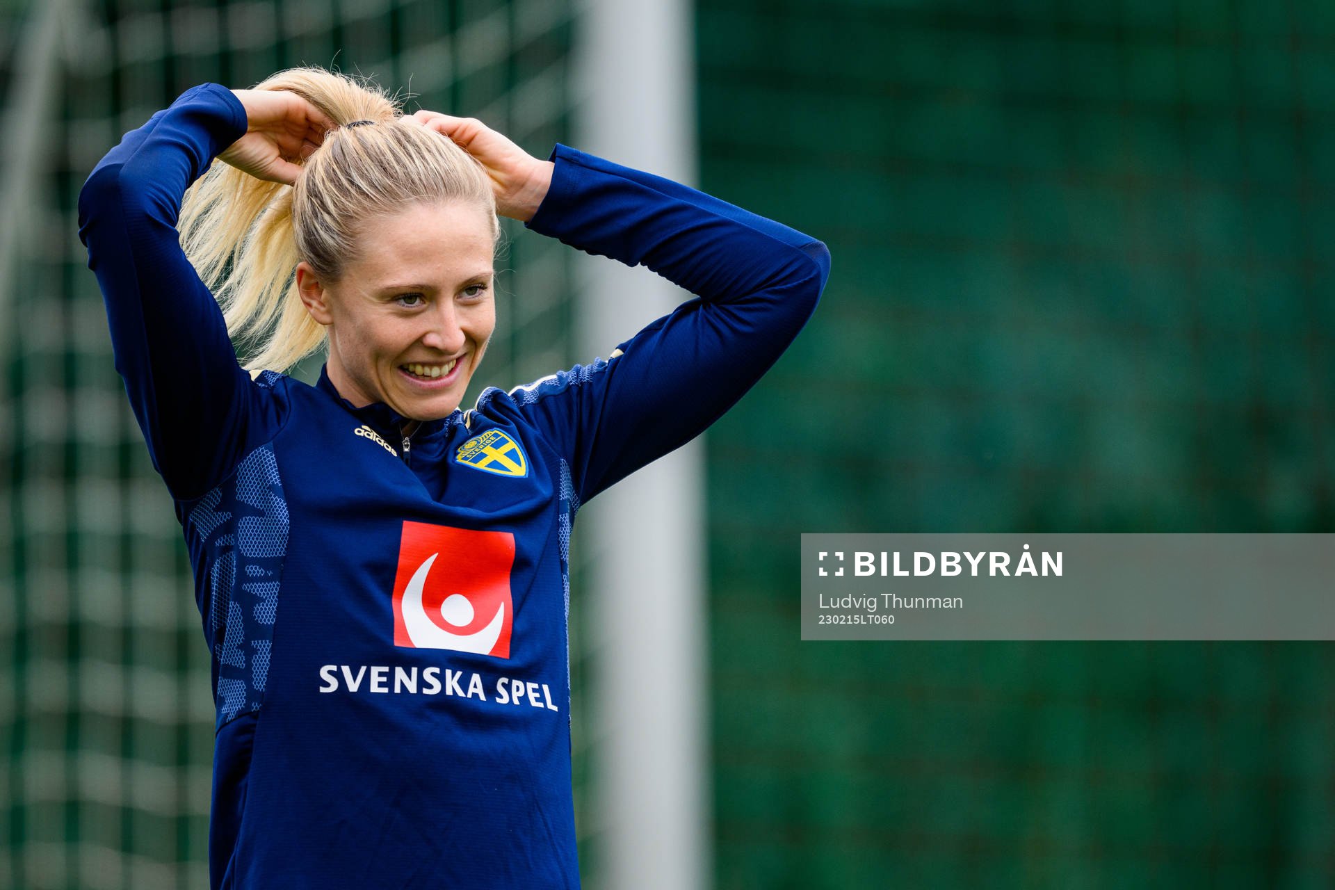Rebecka Blomqvist of the Swedish women's national football