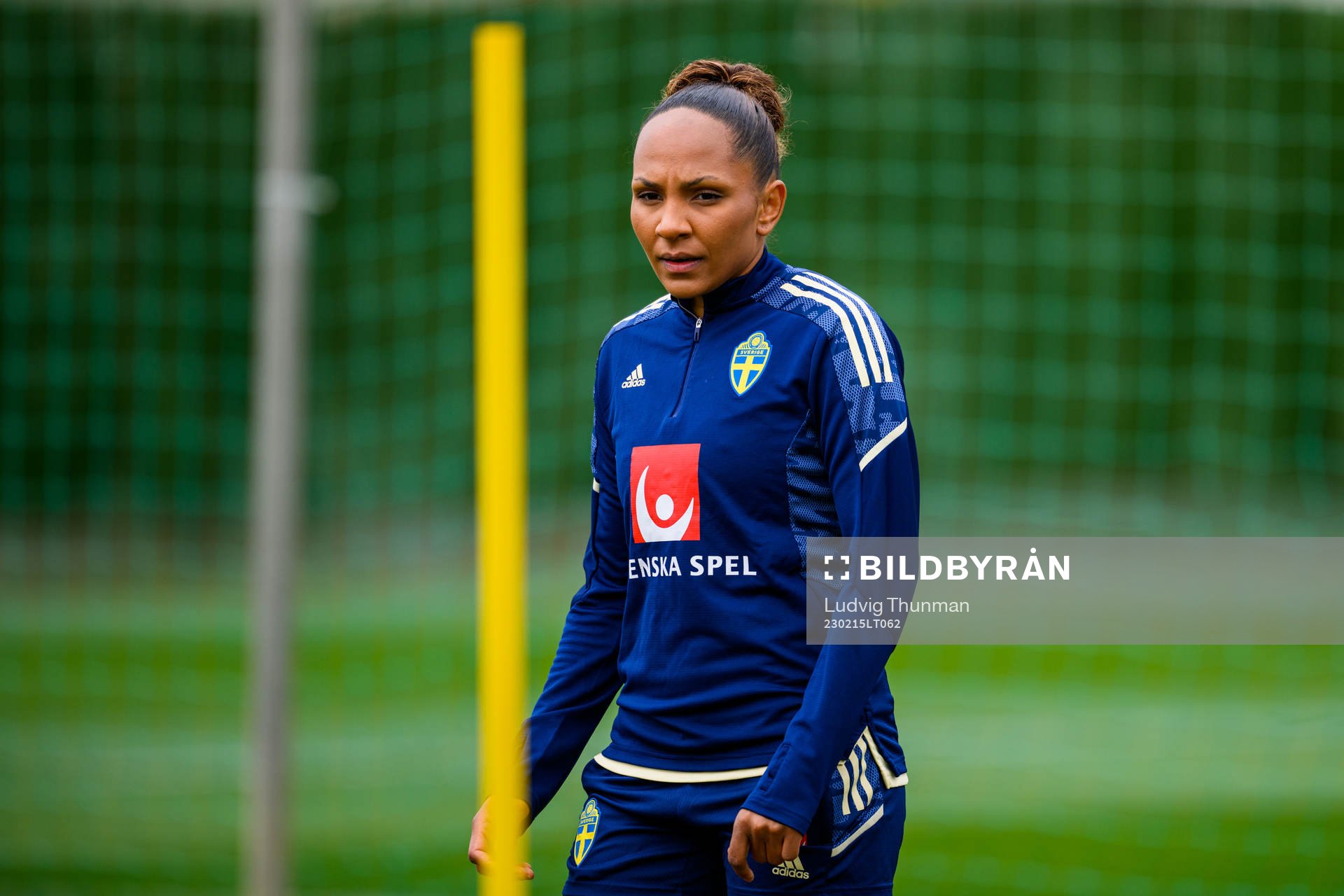 Madelen Janogy of the Swedish women's national football