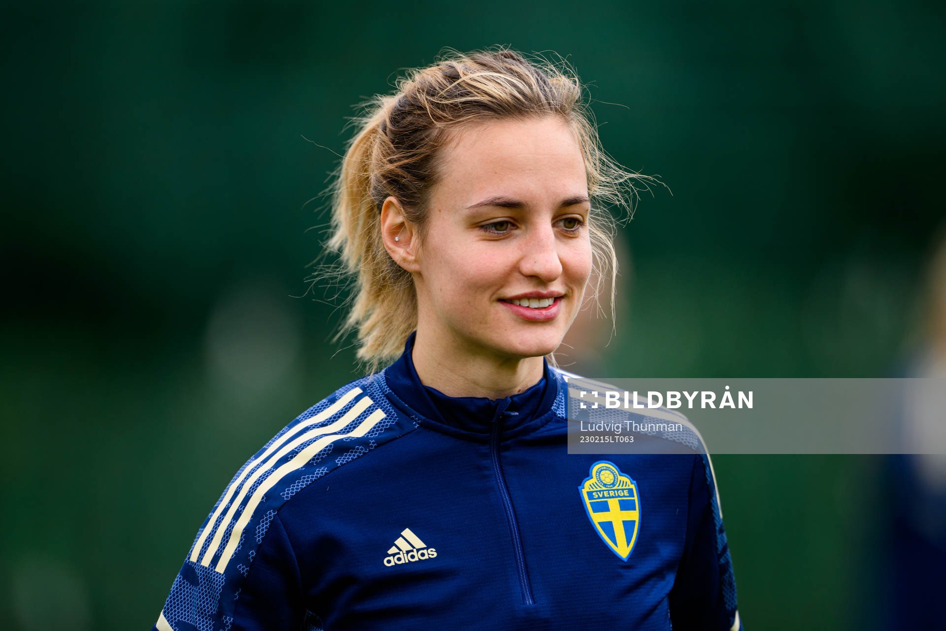 Nathalie Björn of the Swedish women's national football