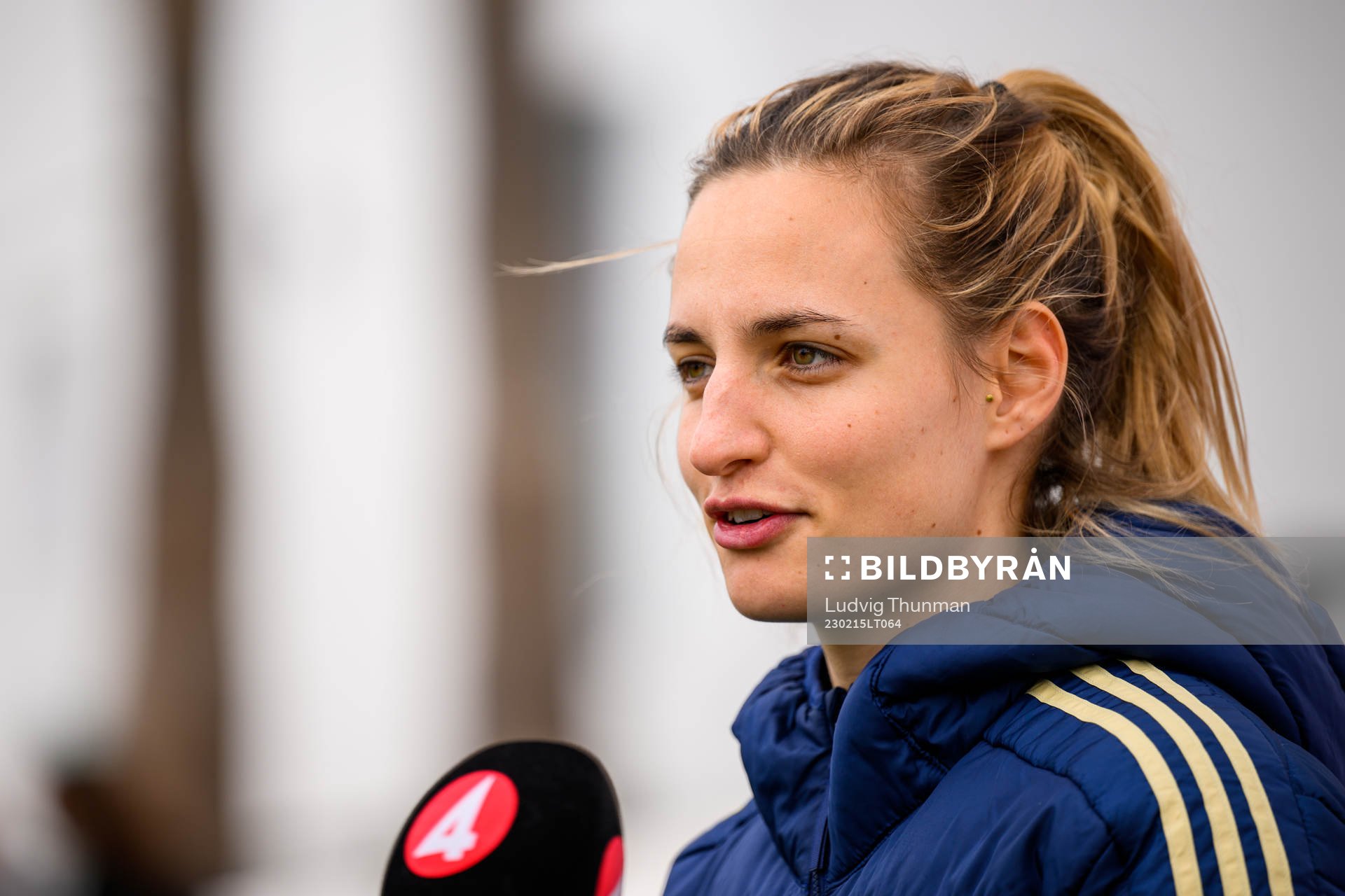 Nathalie Björn of the Swedish women's national football