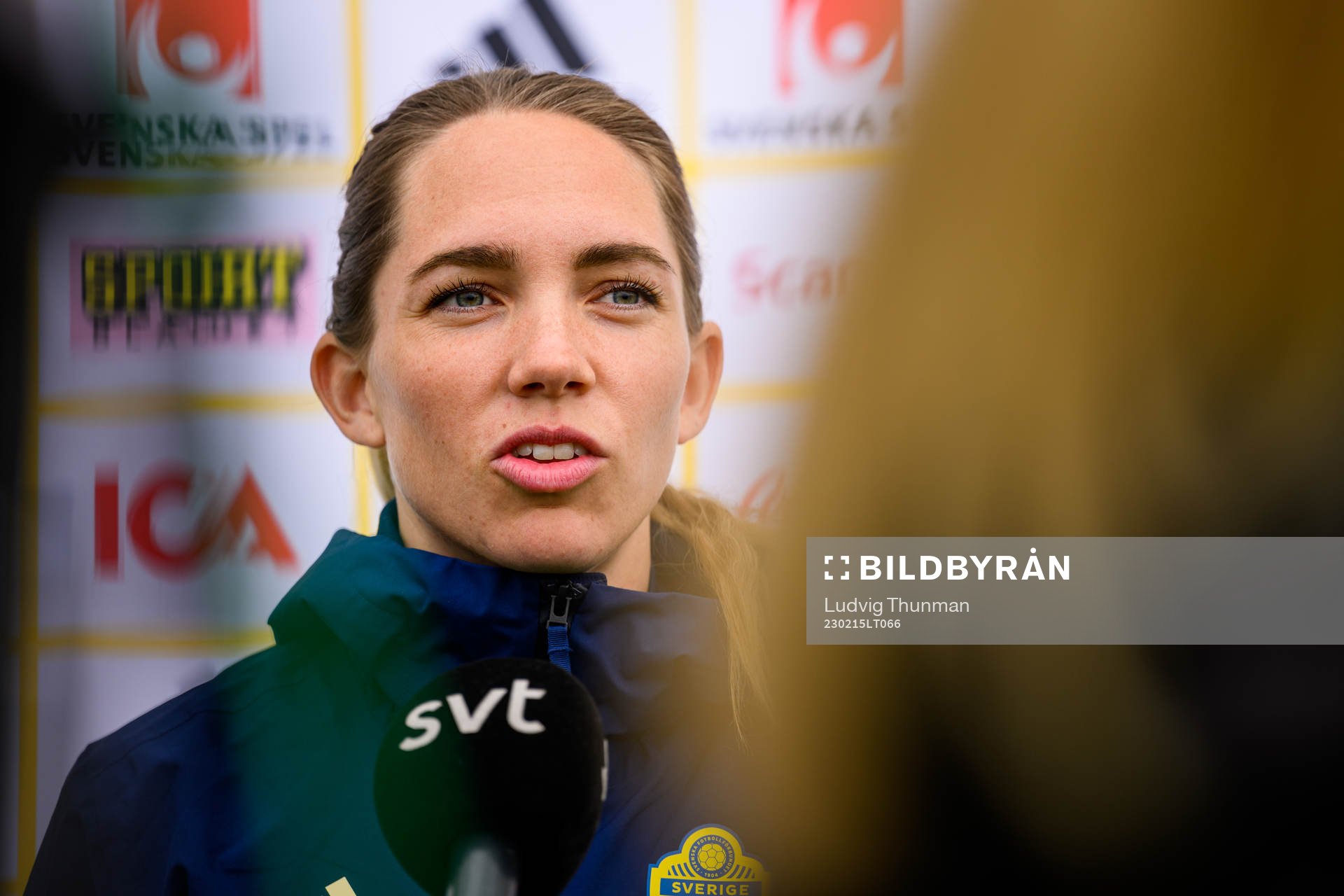 Elin Rubensson of the Swedish women's national football