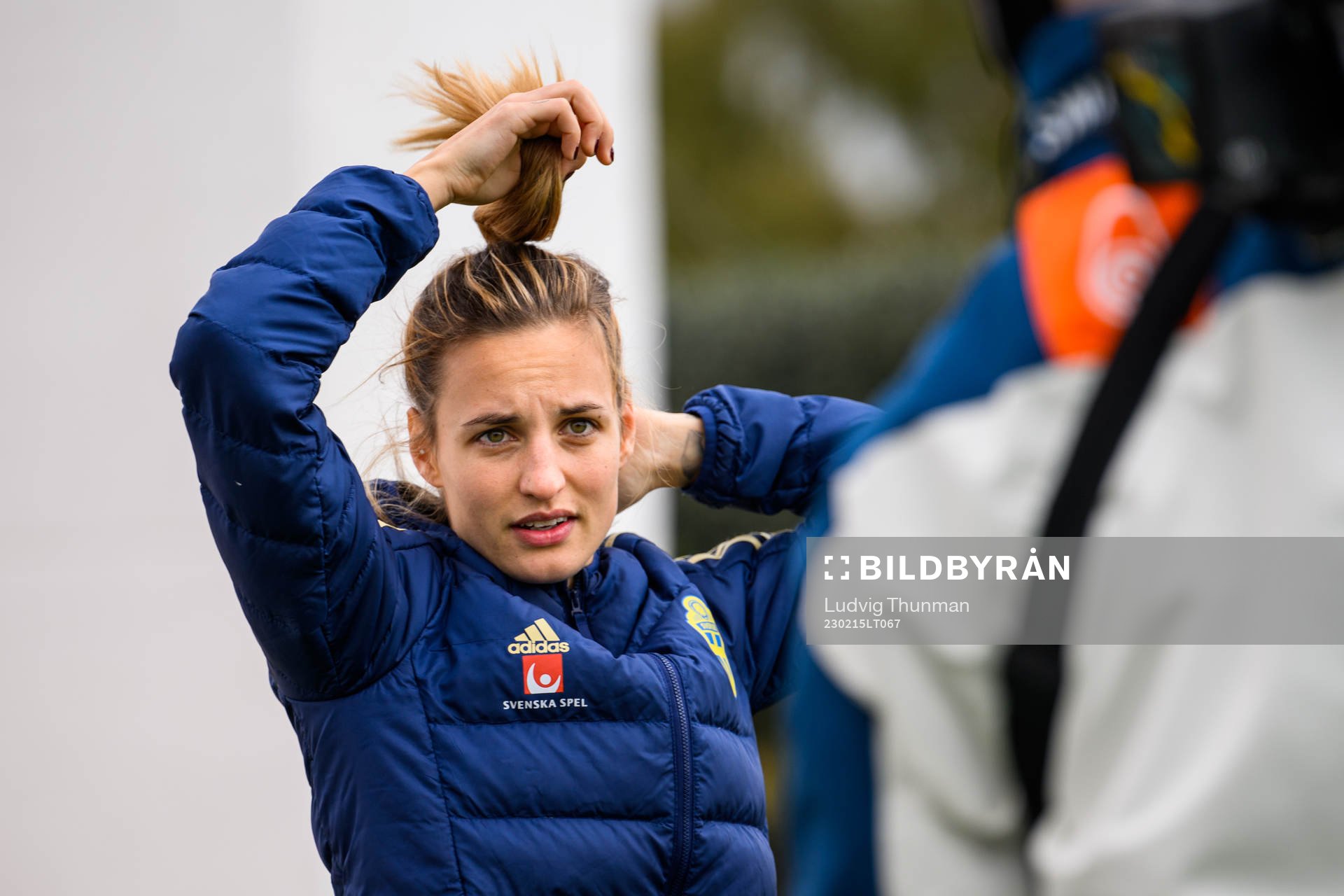 Nathalie Björn of the Swedish women's national football