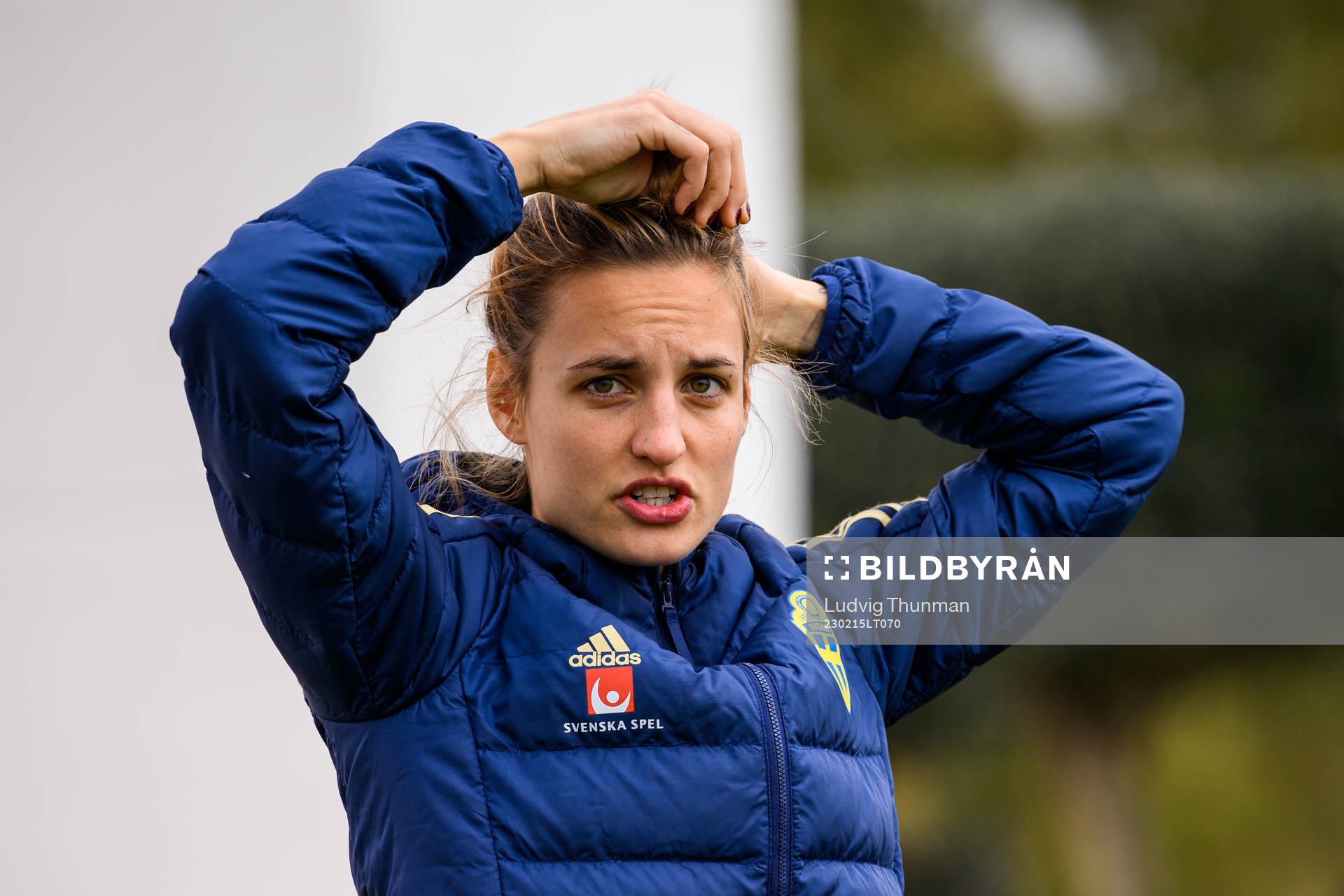 Nathalie Björn of the Swedish women's national football