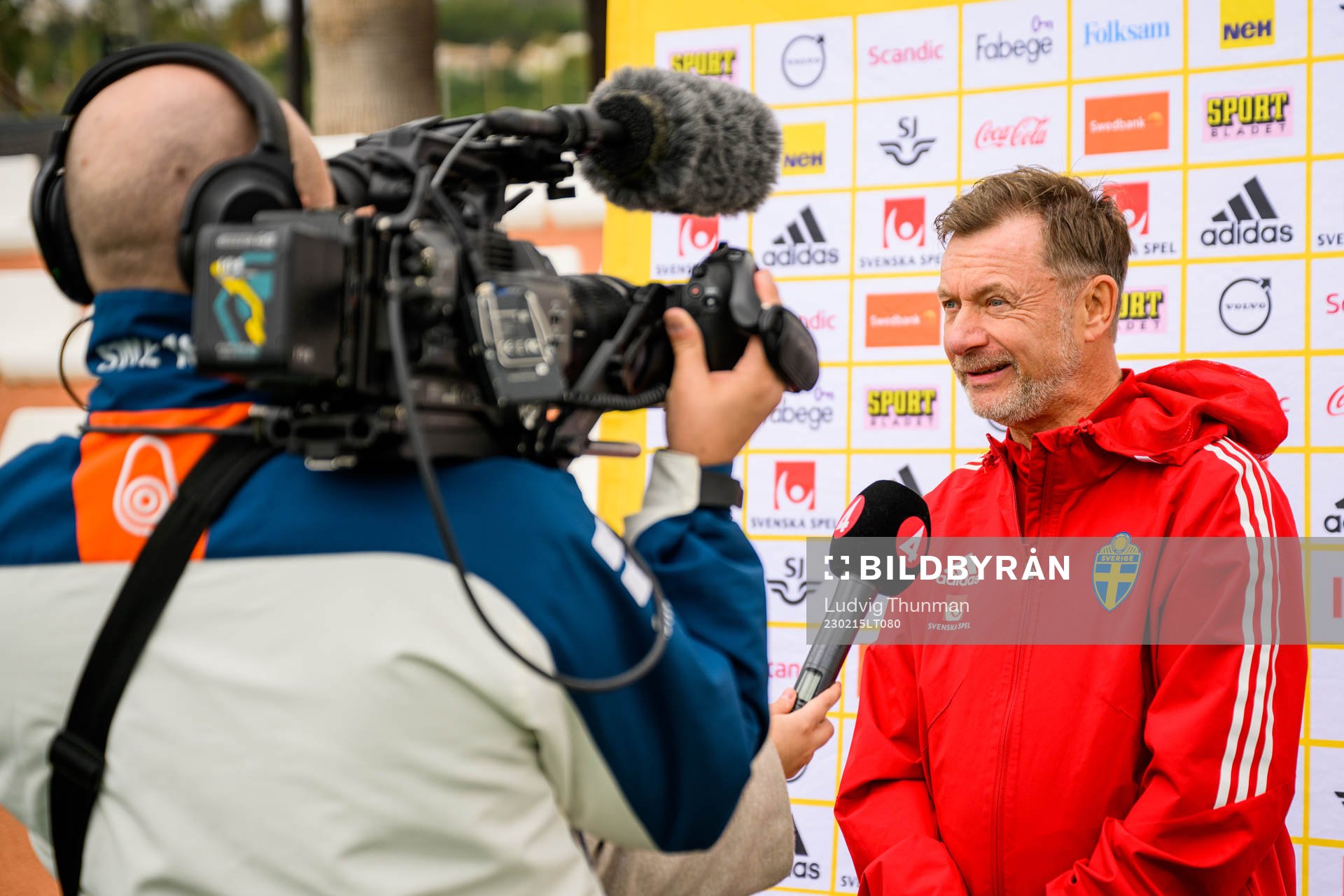 Head coach Peter Gerhardsson of the Swedish women's