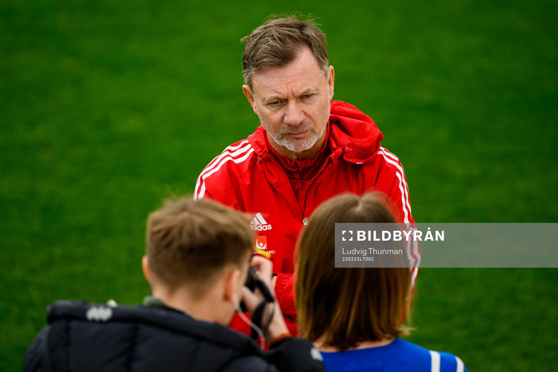 Head coach Peter Gerhardsson of the Swedish women's