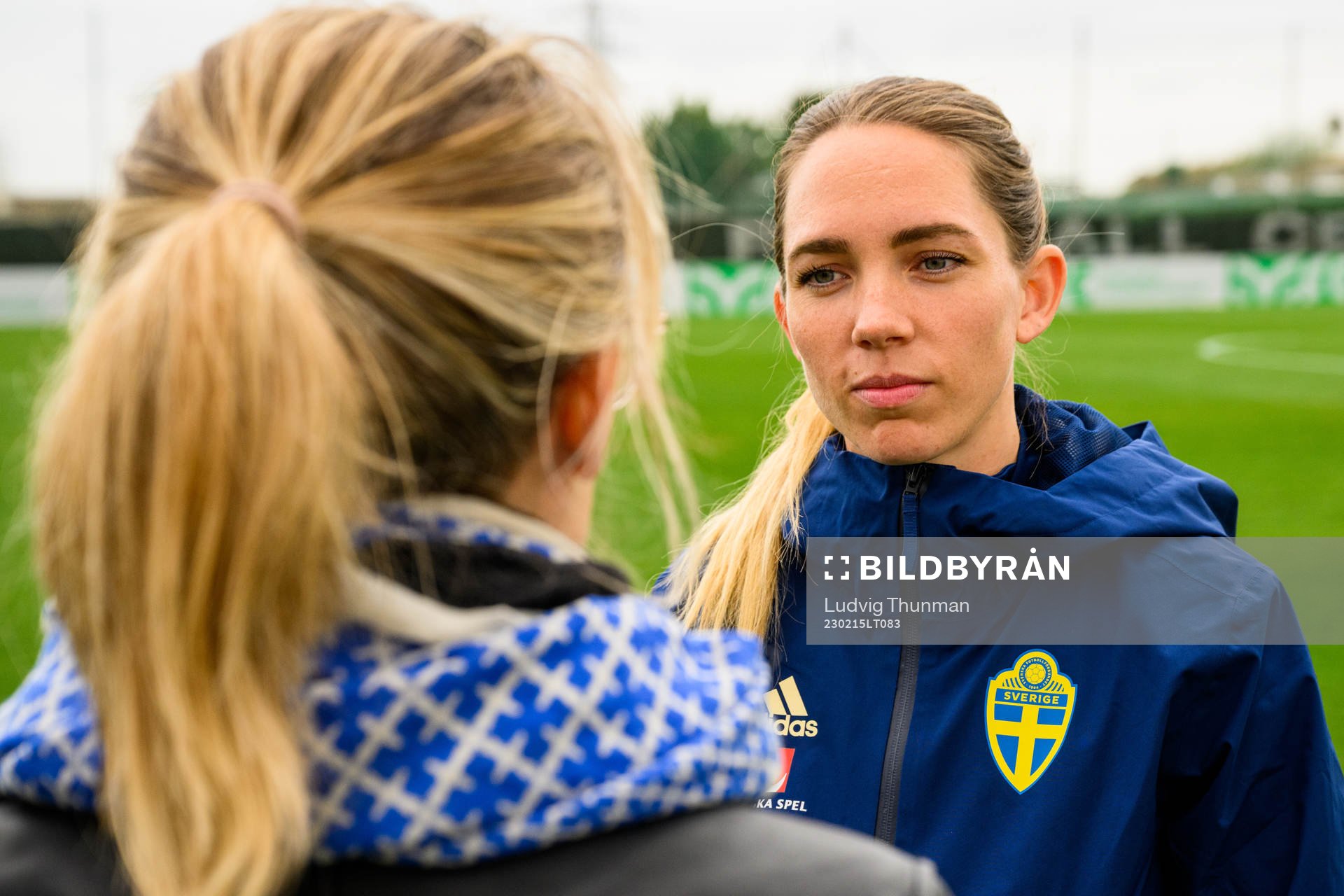 Elin Rubensson of the Swedish women's national football