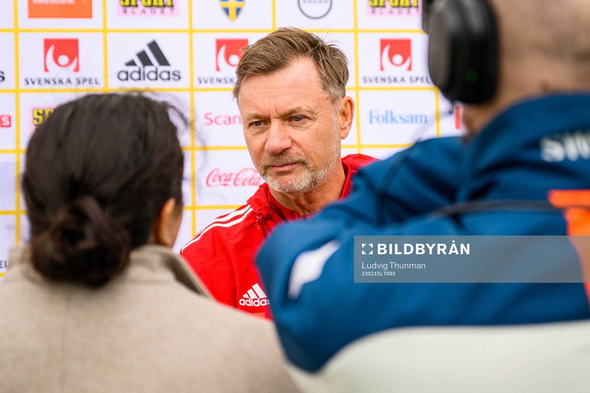 Head coach Peter Gerhardsson of the Swedish women's