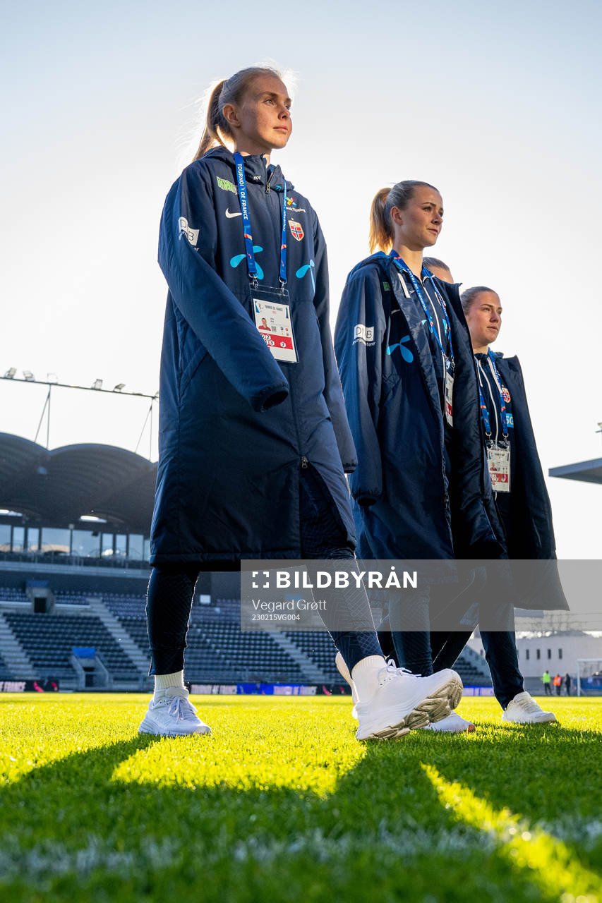 Malin Brenn, Thea Sørbo and Emilie Nautnes of Norway