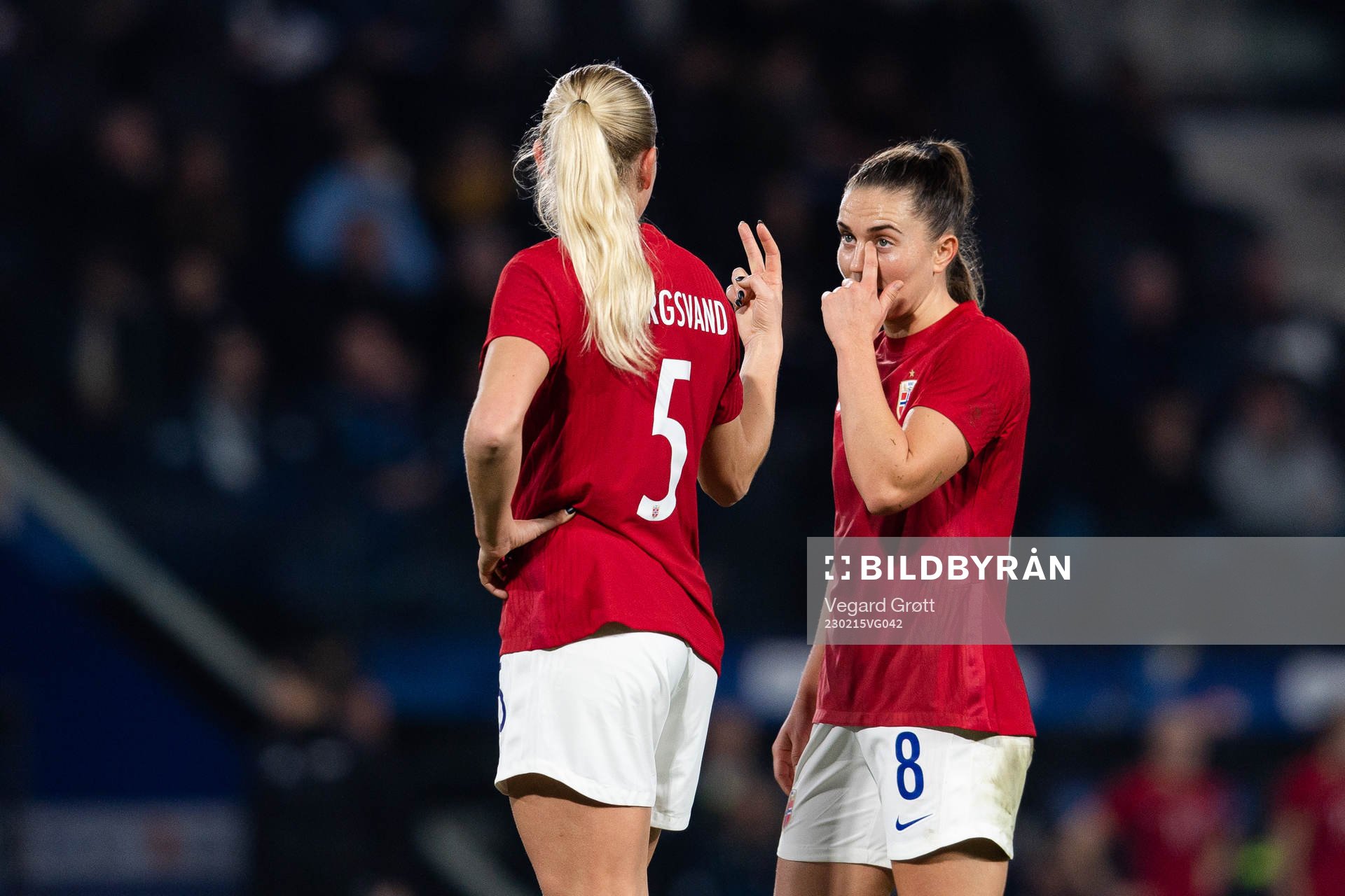 Guro Bergsvand and Vilde Bøe Risa of Norway